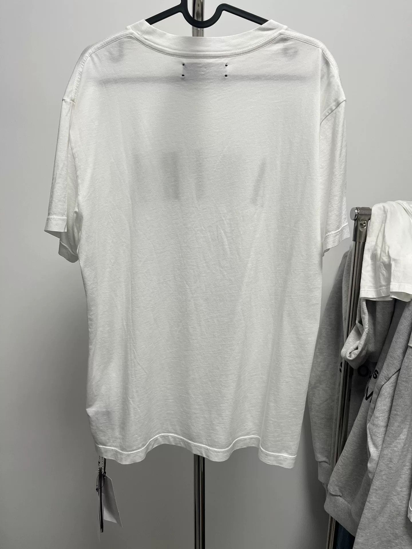 Amiri amiri white logo short sleeve t-shirt Size US M / EU 48-50 / 2 - 2 Thumbnail