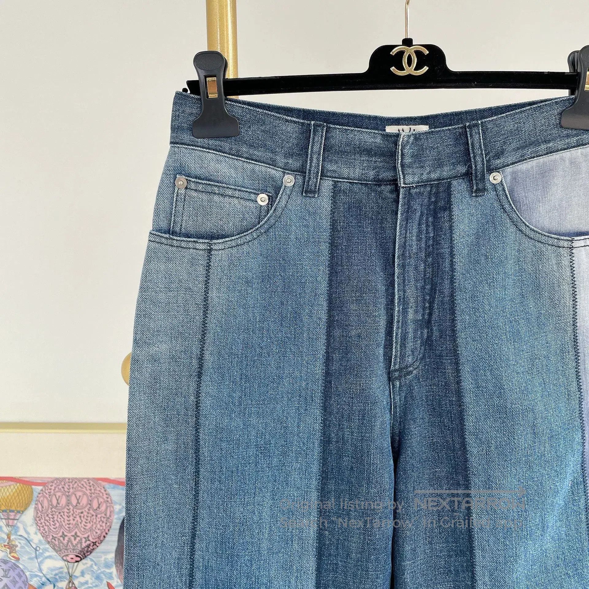 Dior Dior Color-Blocked Jeans. Size 39" - 6 Thumbnail