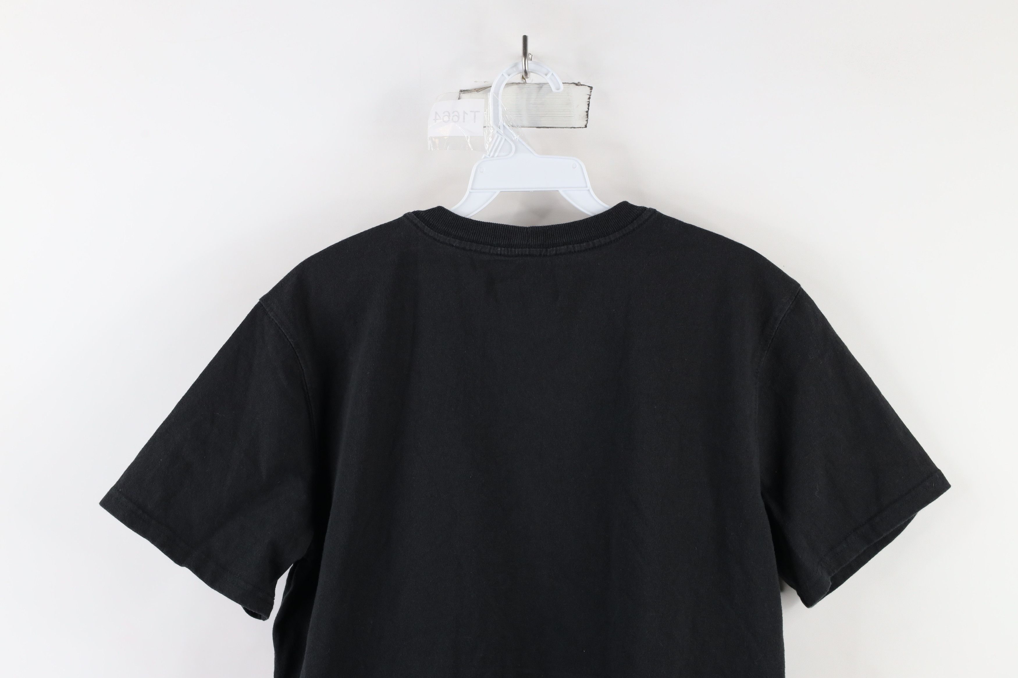 Carhartt × Vintage Vintage Carhartt Faded Spell Out Pocket T-Shirt Black Cotton Size M / US 6-8 / IT 42-44 - 11 Thumbnail