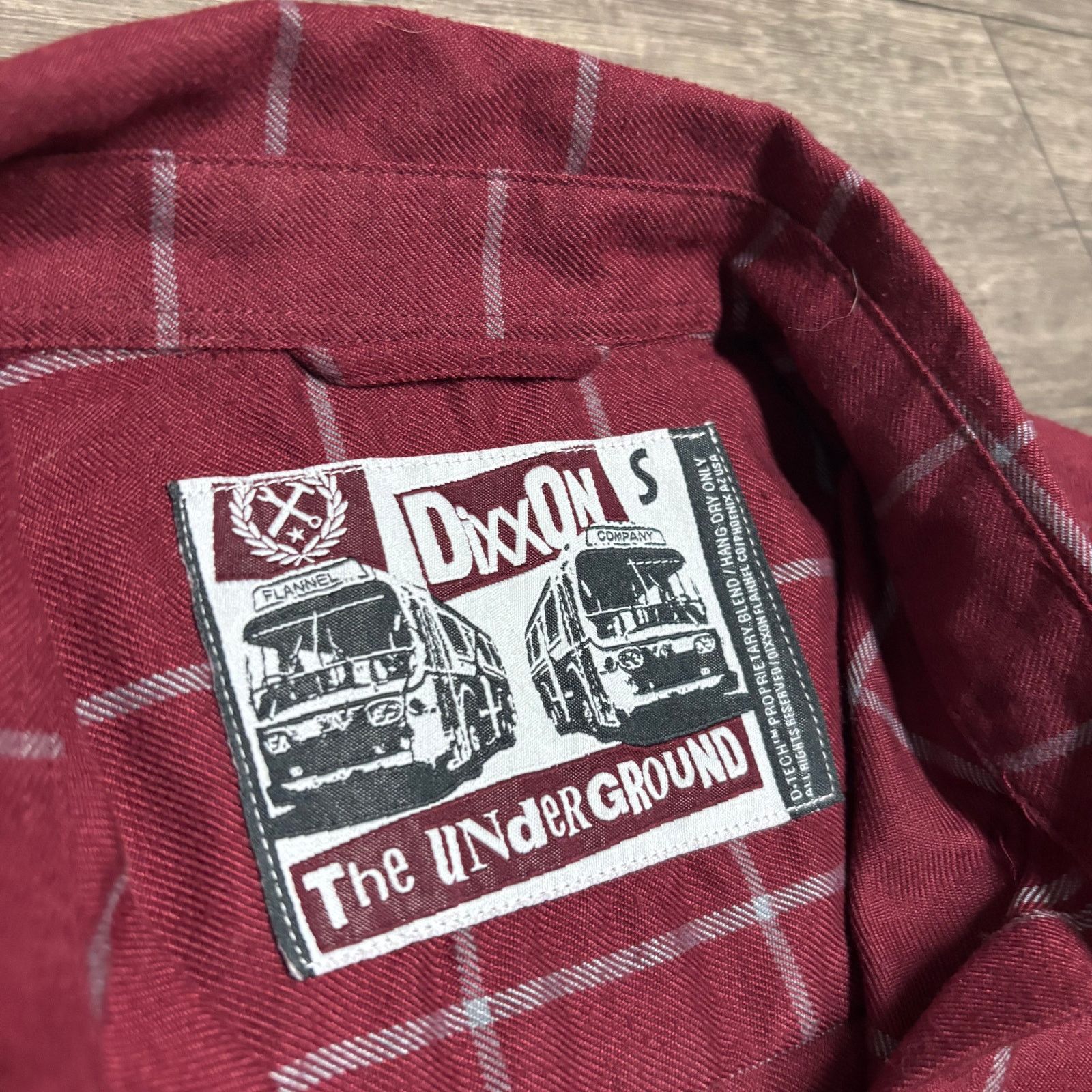 Dixxon Dixxon The Underground Flannel Button Shirt Sz S Red Size S / US 4 / IT 40 - 4 Thumbnail