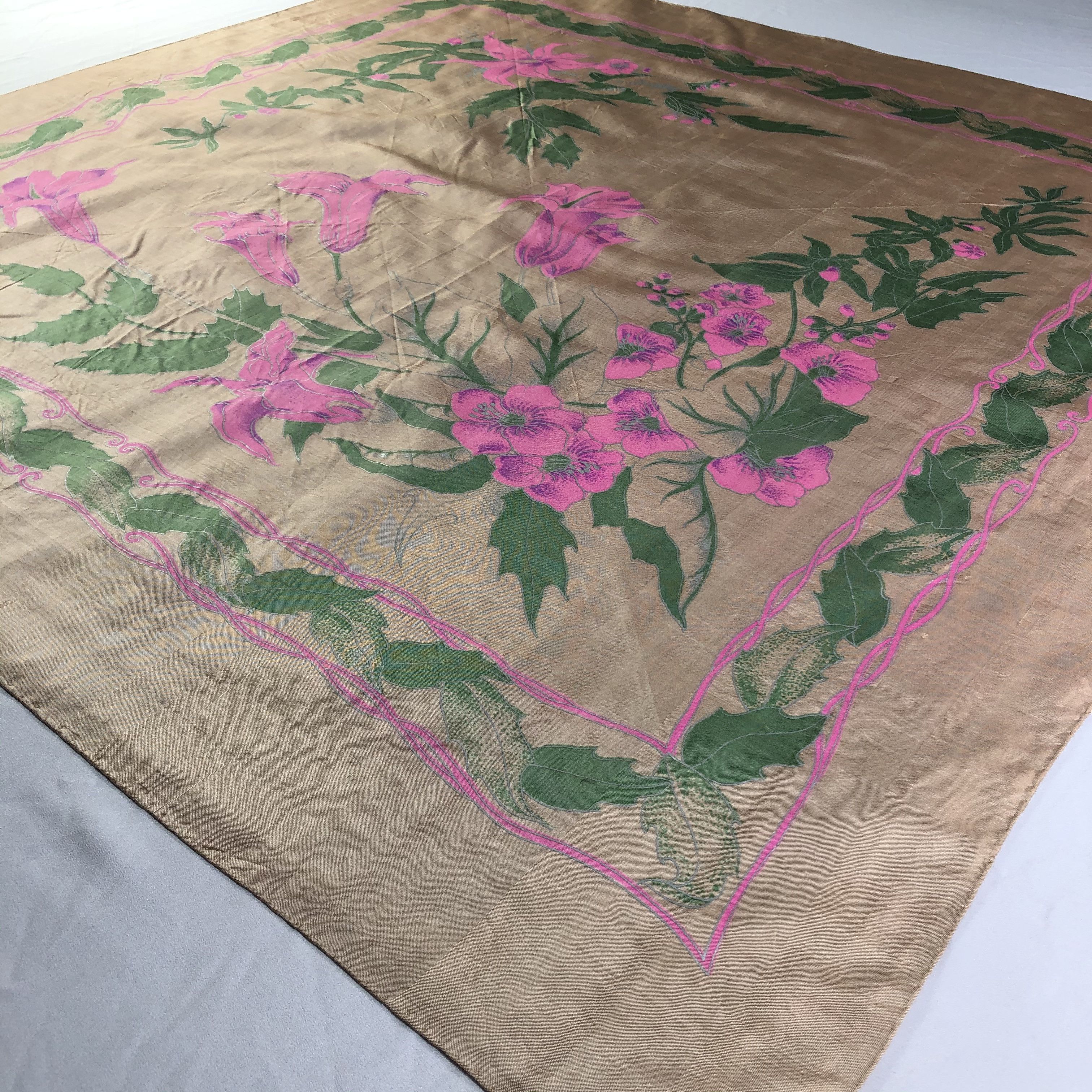 Vintage Vintage Silk Scarf Size ONE SIZE - 4 Thumbnail