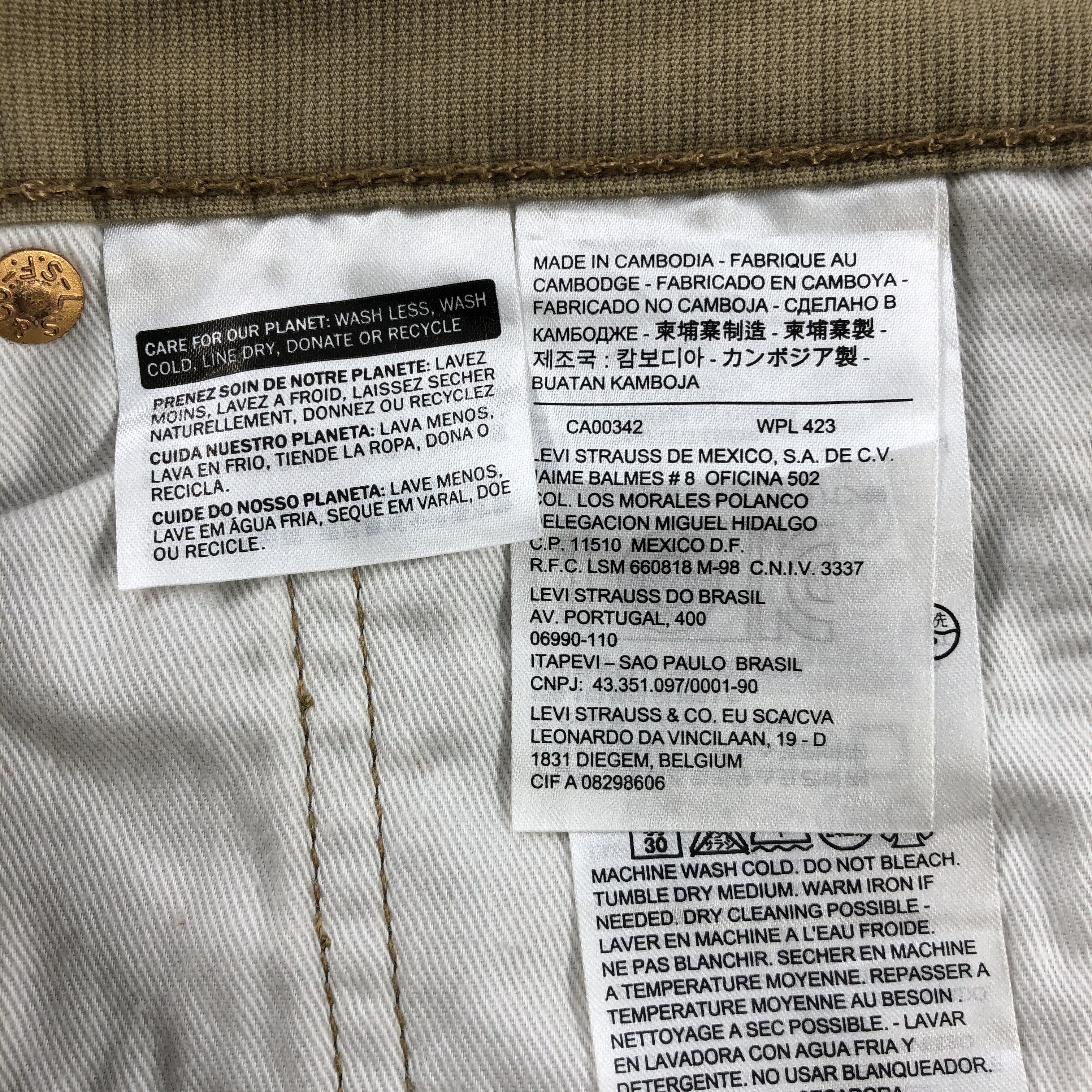 Levi's Vintage Levis 511 Jeans-J1840 Size US 33 - 10 Thumbnail
