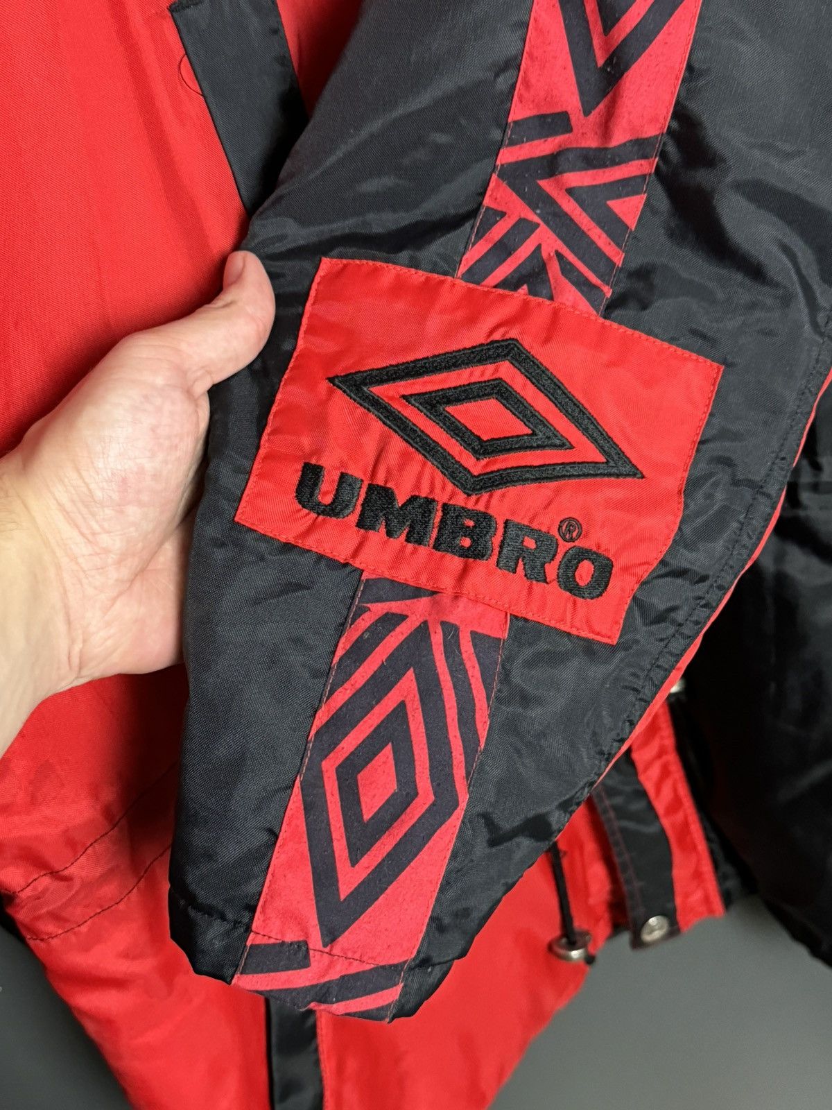 Umbro Vintage Manchester United 1990’s Training Football Jacket Size US L / EU 52-54 / 3 - 5 Thumbnail
