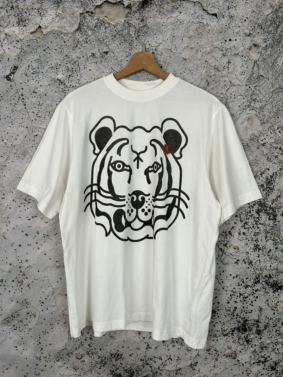 Kenzo Vintage Kenzo Tiger Shirt Logo Designer Rare Luxury Hype Size US S / EU 44-46 / 1 - 1 Thumbnail