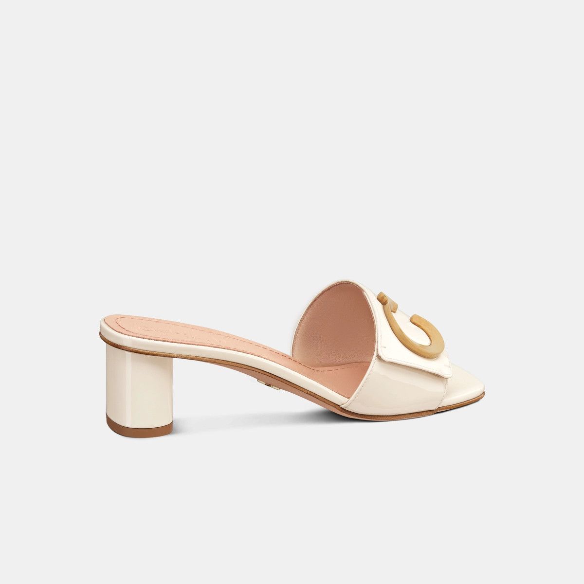 Dior o1bcso1str0225 Heeled Slide in White Size US 5 / IT 35 - 3 Thumbnail