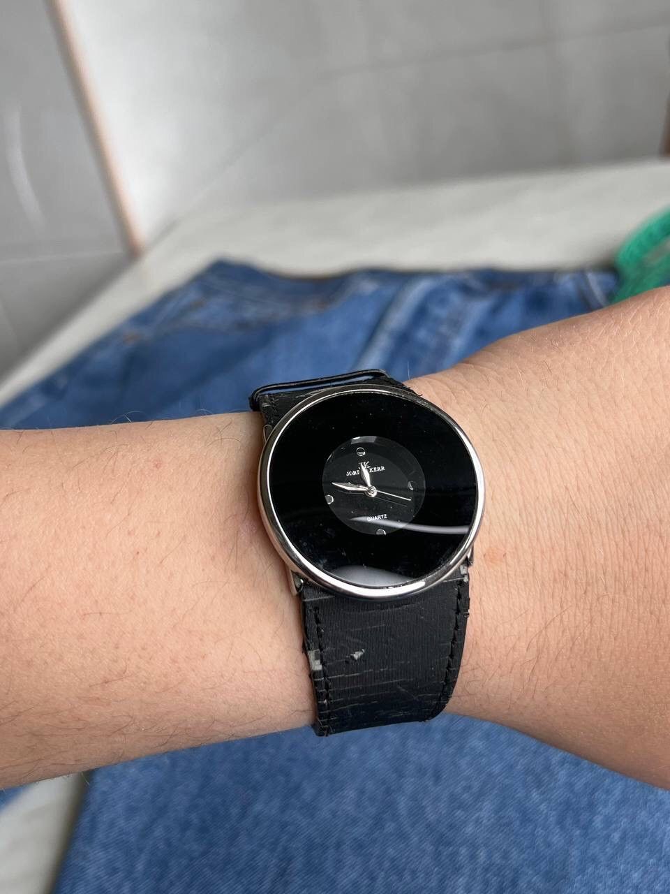Japanese Brand × Vintage 1990S JK FUTURISTIC BRACELET JAPANESE ROUND WATCH DIAL Y2K Size ONE SIZE - 2 Thumbnail