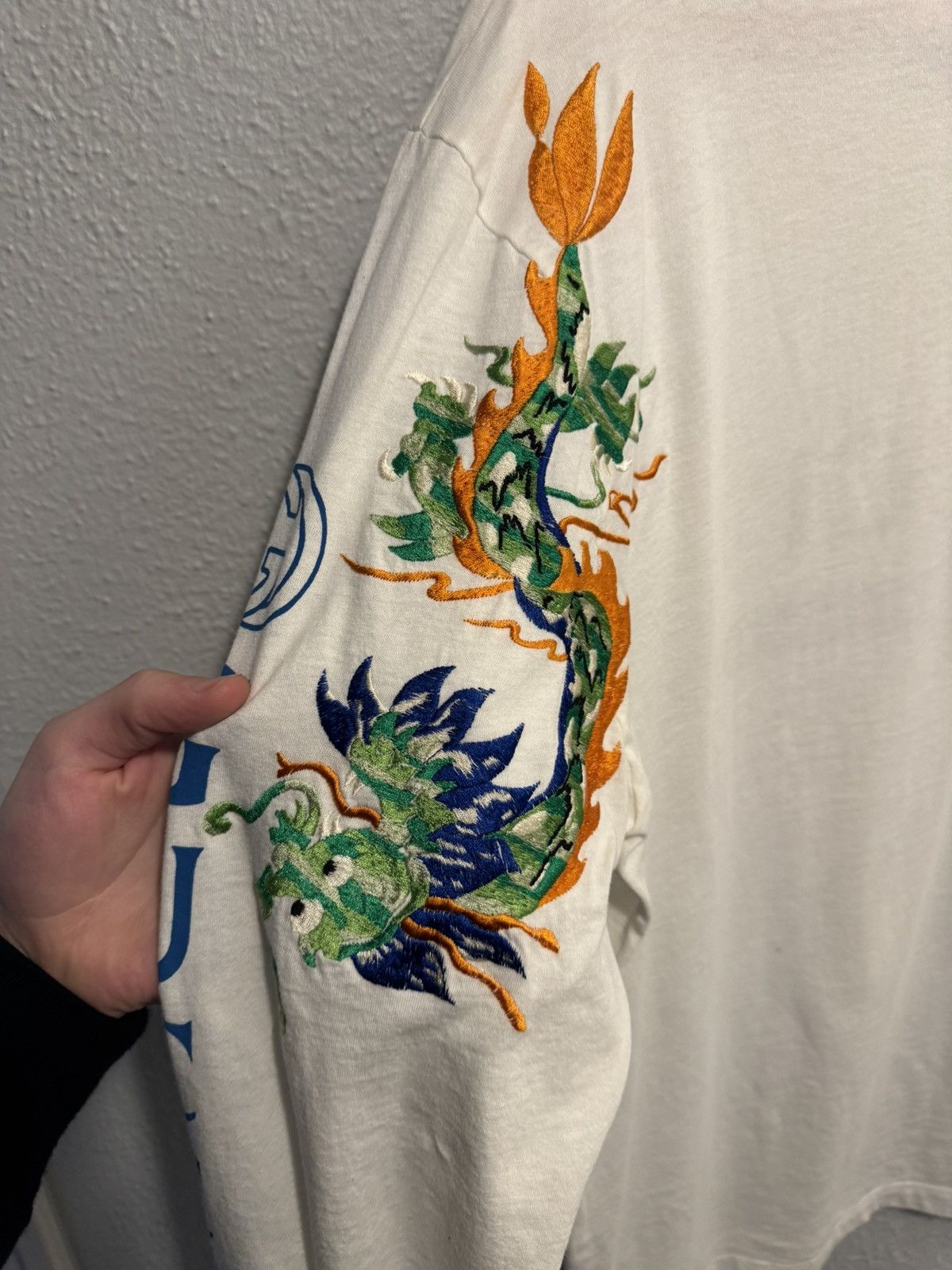 Gucci Gucci Embroidered Dragon Long sleeve Size US XL / EU 56 / 4 - 3 Thumbnail