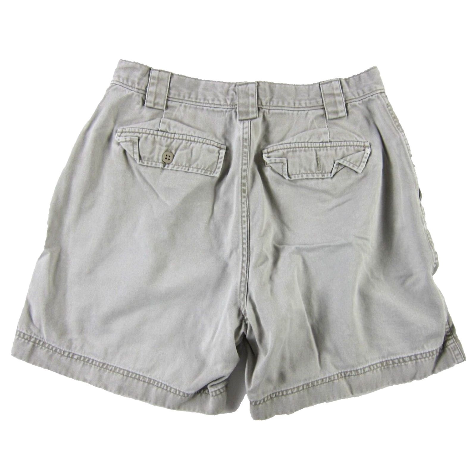 J.Crew VINTAGE J.Crew Beige Khaki High Rise Chino Shorts Woman Size 8 Flat Front 29" Waist 10.5" Rise Cotton Beach Casual Size 30" / US 8 / IT 44 - 2 Thumbnail