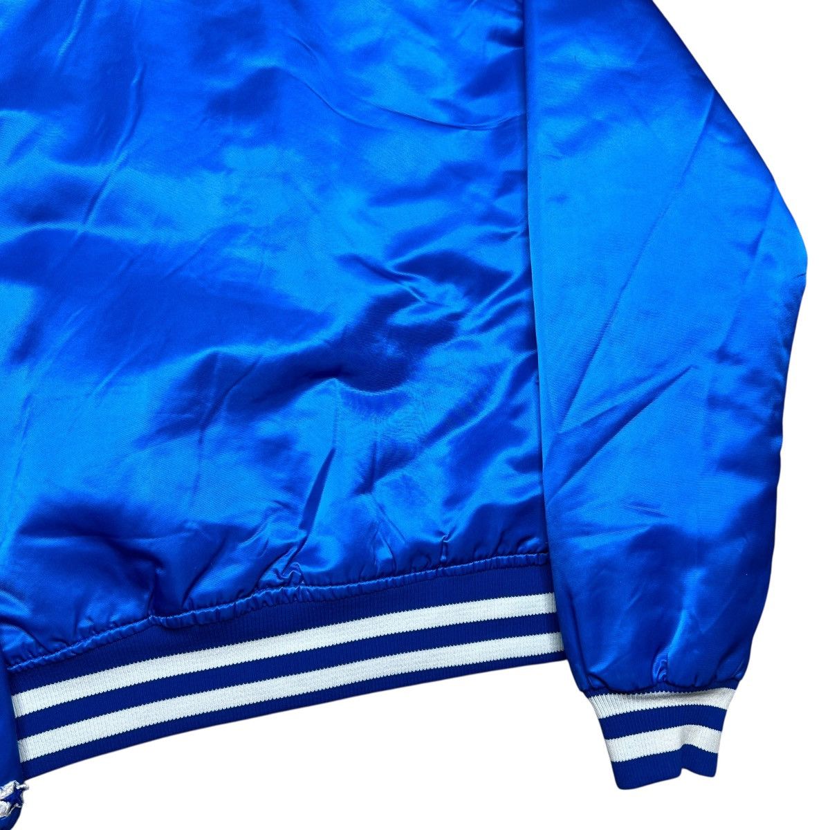 Starter 1990s MLB Kansas City Royals Starter Spell Out Satin Jacket Size US L / EU 52-54 / 3 - 21 Thumbnail