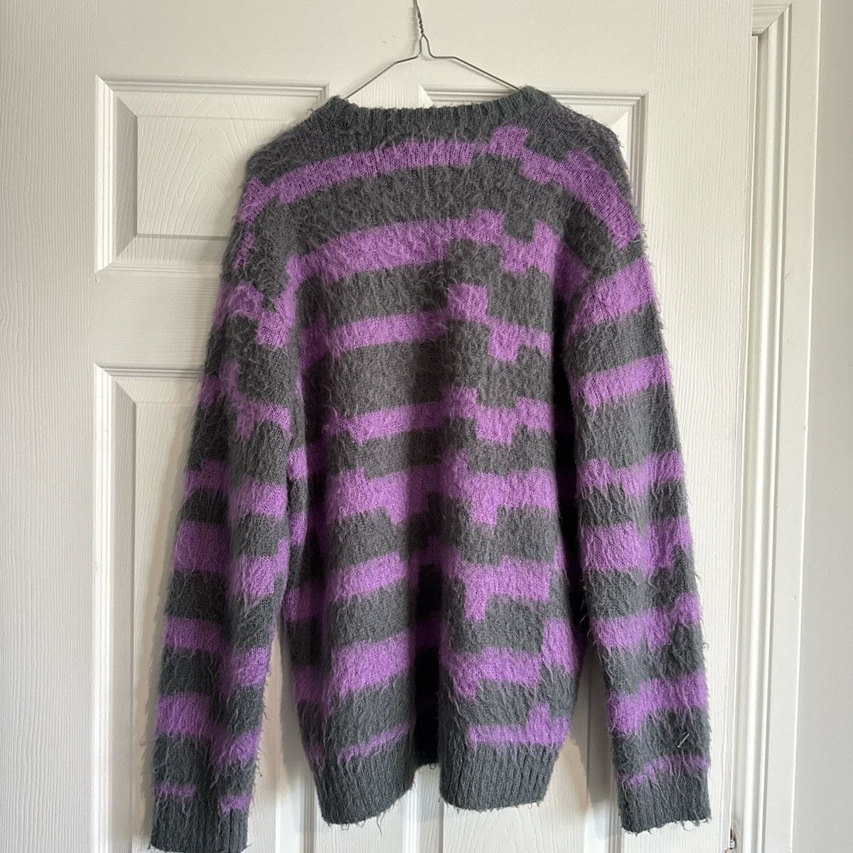 Obey Obey Signal Sweater – Rare Grey & Purple Colourway Size US M / EU 48-50 / 2 - 6 Thumbnail