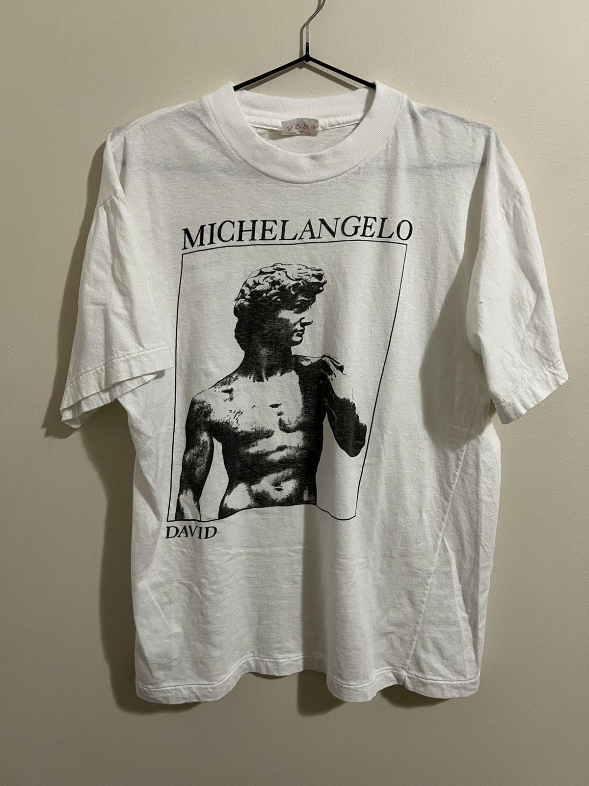 Vintage Michelangelo David T Shirt Size US L / EU 52-54 / 3 - 1 Thumbnail