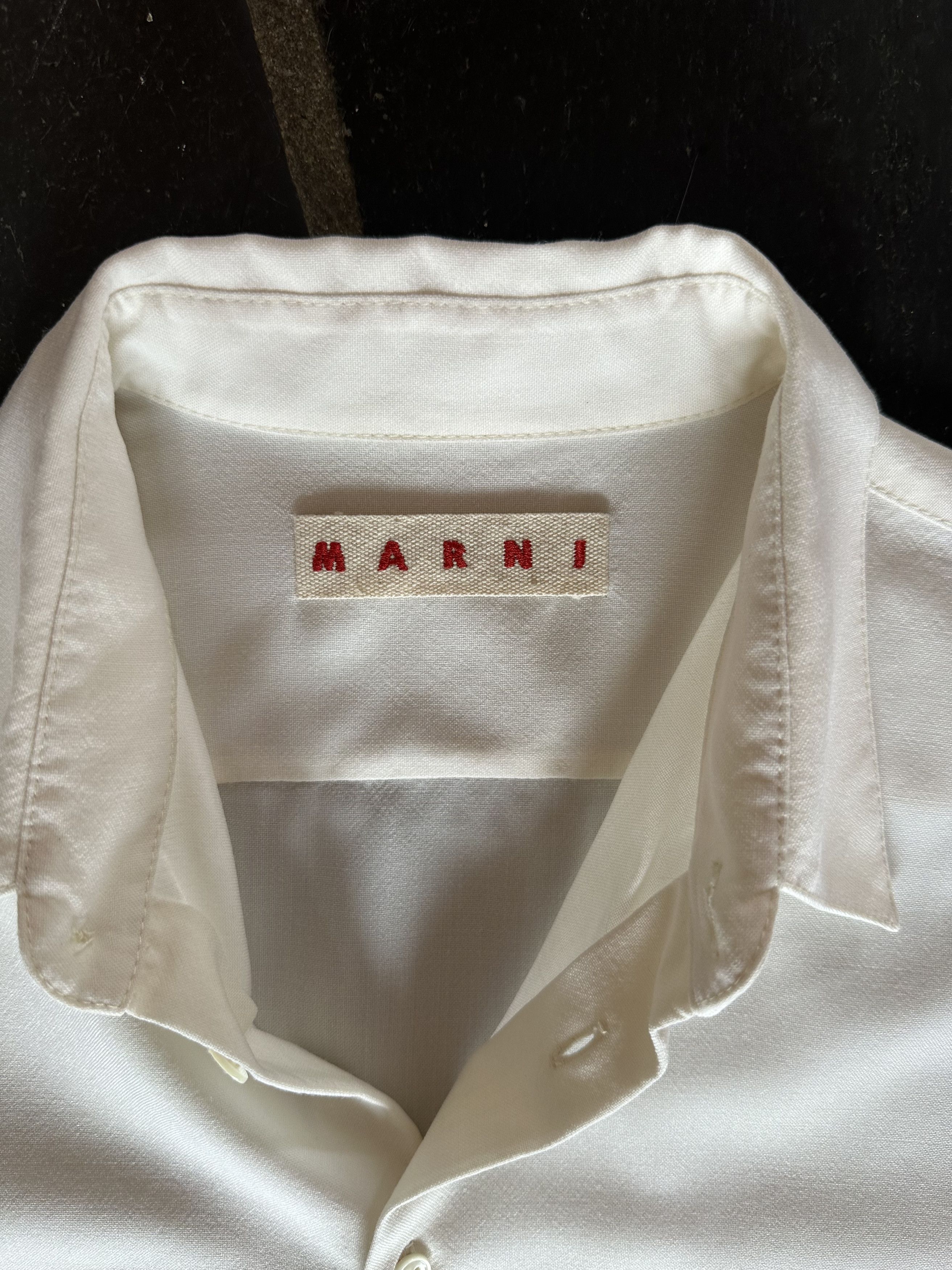 Marni Tropical Wool Boxy Shirt Size US S / EU 44-46 / 1 - 2 Thumbnail
