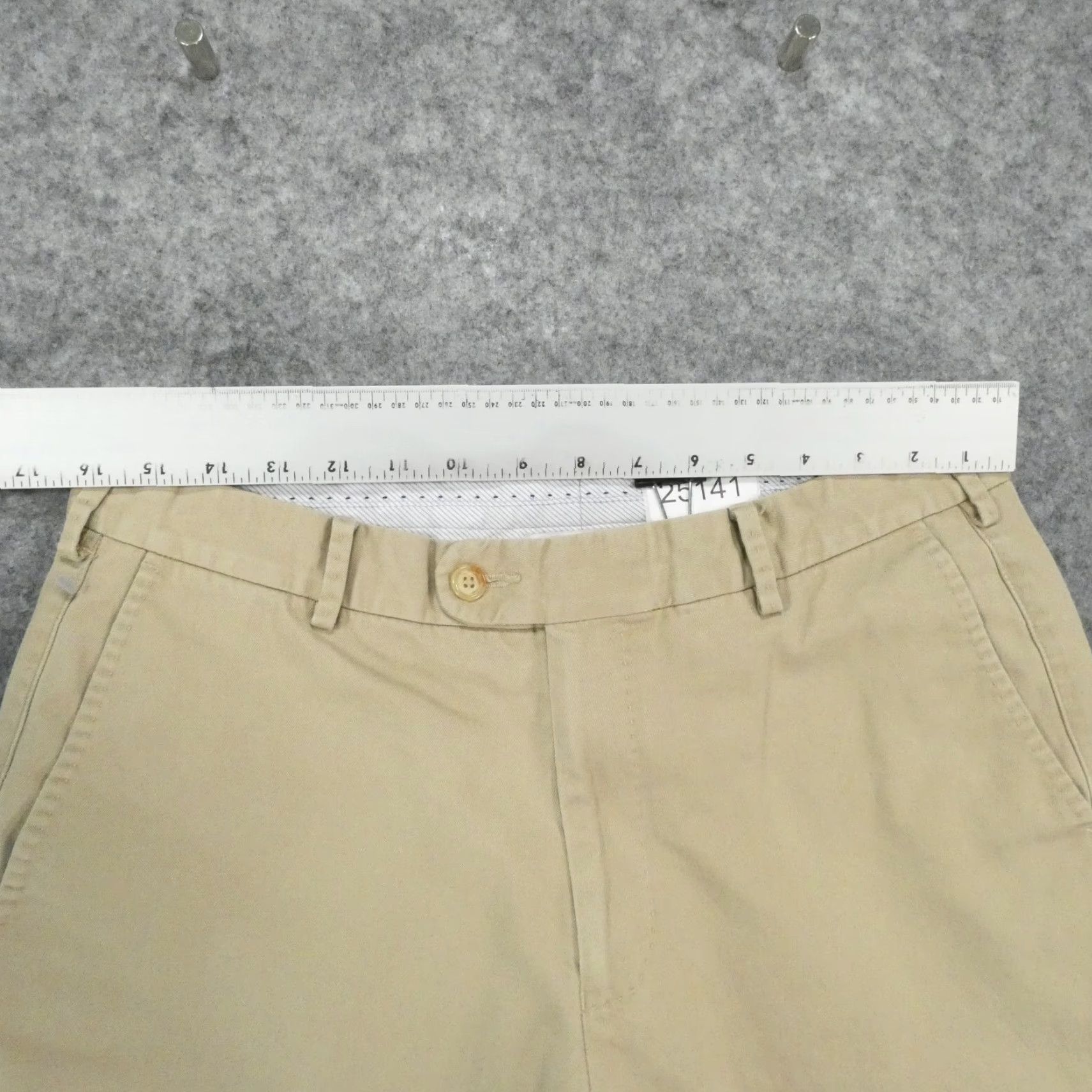 Peter Millar Peter Millar Pants Mens 33 Chino Flat Front Khaki Preppy Casual Beige Be Size US 33 - 7 Thumbnail