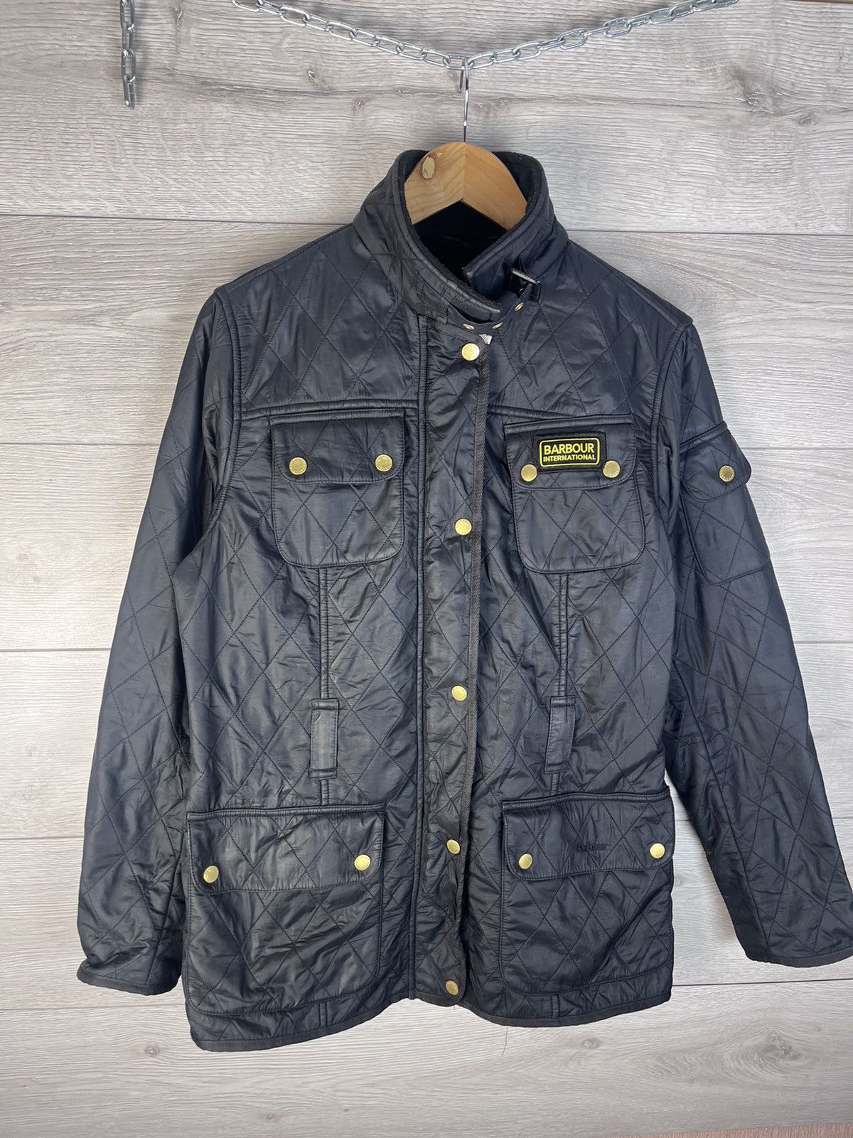 Barbour Vintage women’s jacket Barbour International size UK10 Y2K Size M / US 6-8 / IT 42-44 - 4 Thumbnail