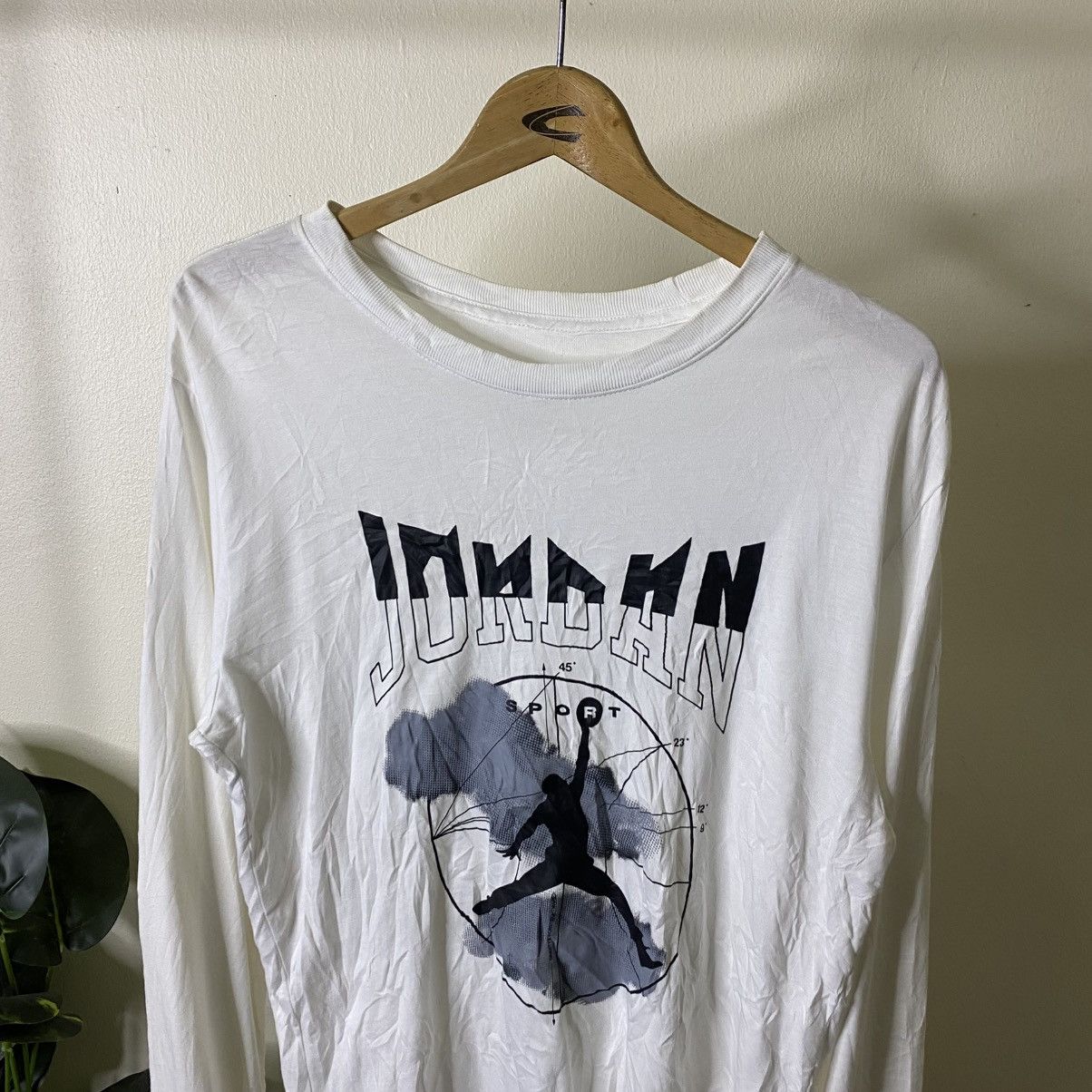 Nike Y2K Nike Air Jordan LS T Shirt Size US M / EU 48-50 / 2 - 2 Thumbnail