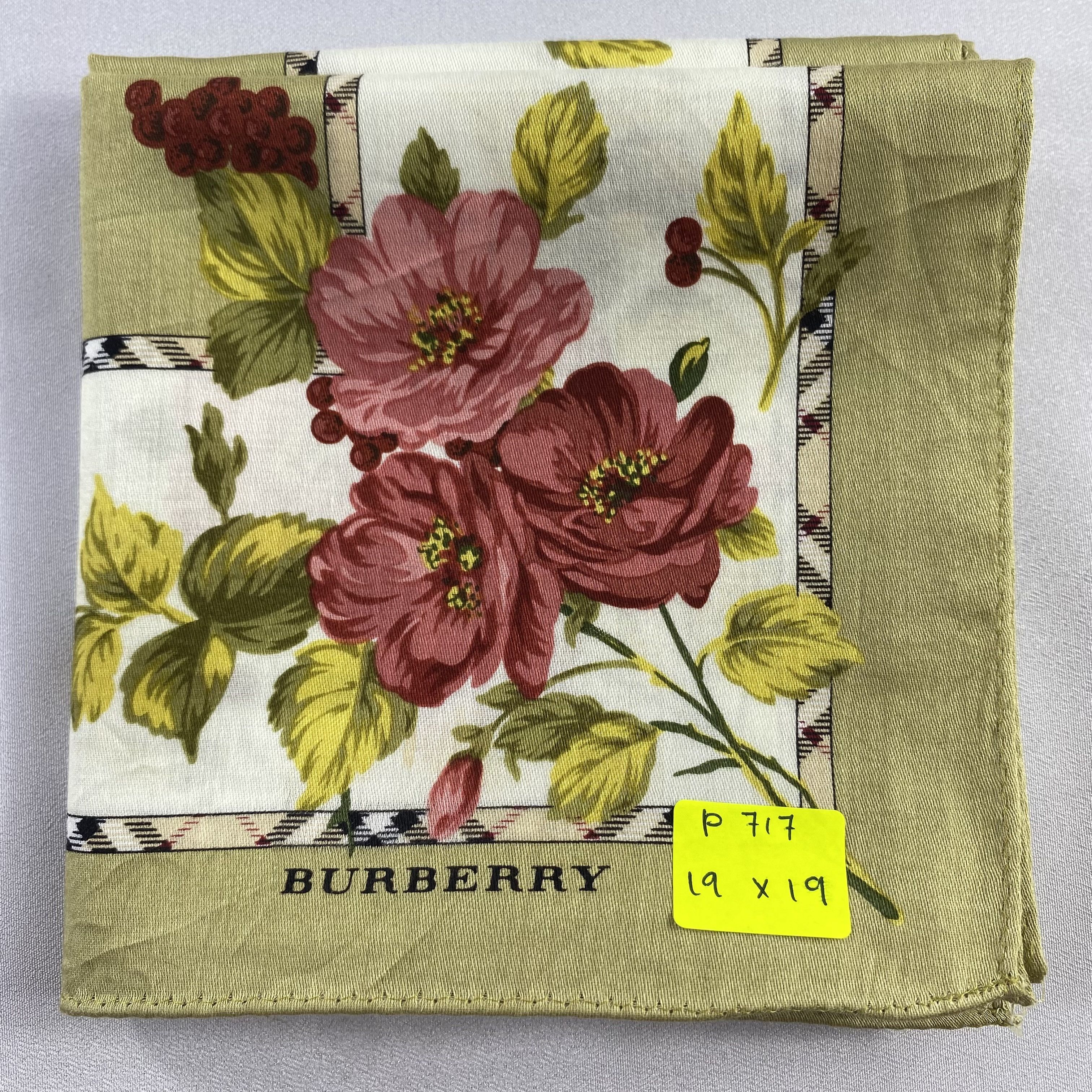 Burberry × Vintage Burberry Handkerchief / Neckerchief / Bandana-P717 Size ONE SIZE - 5 Thumbnail