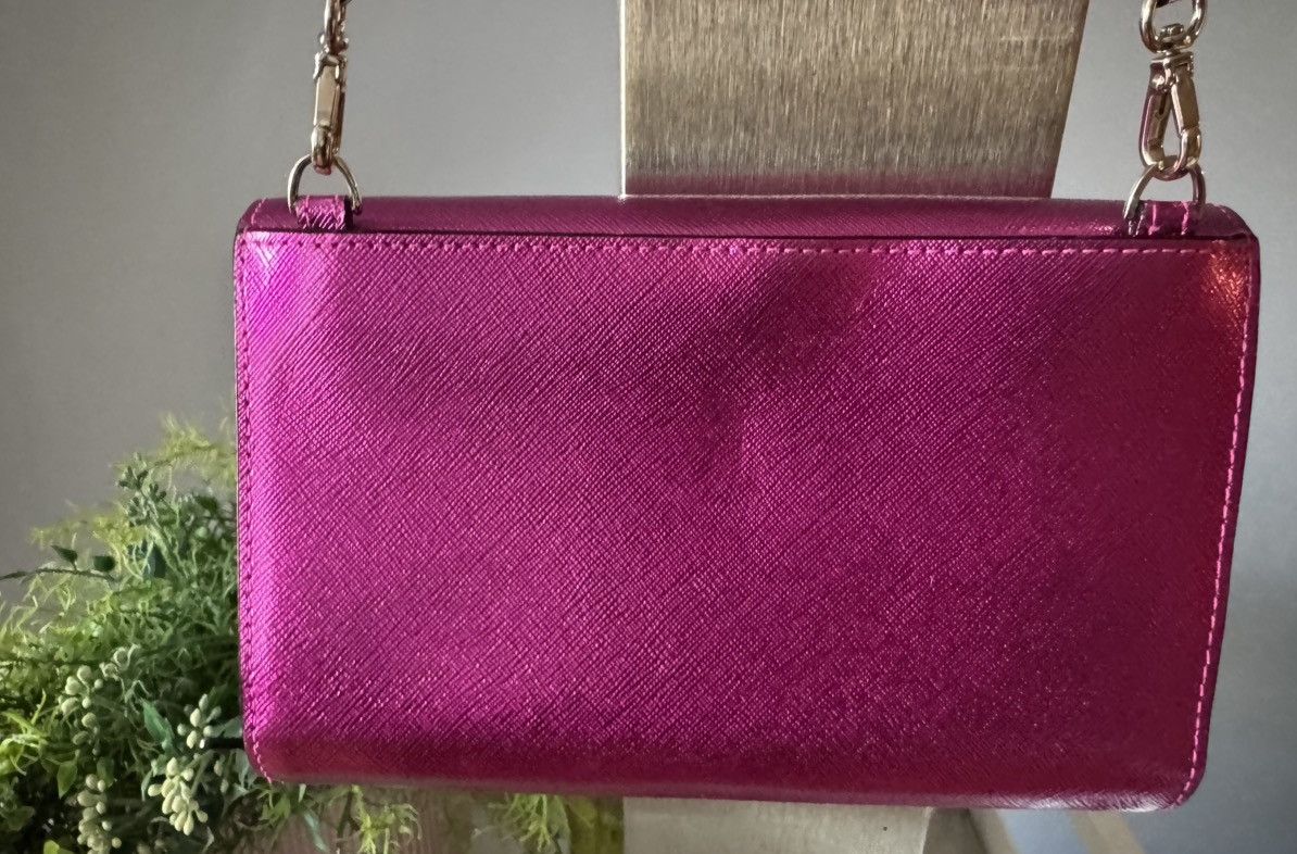Kate Spade NWOT- Kate Spade New York Pink Leather Xbody Wallet / Clutch Size ONE SIZE - 12 Thumbnail