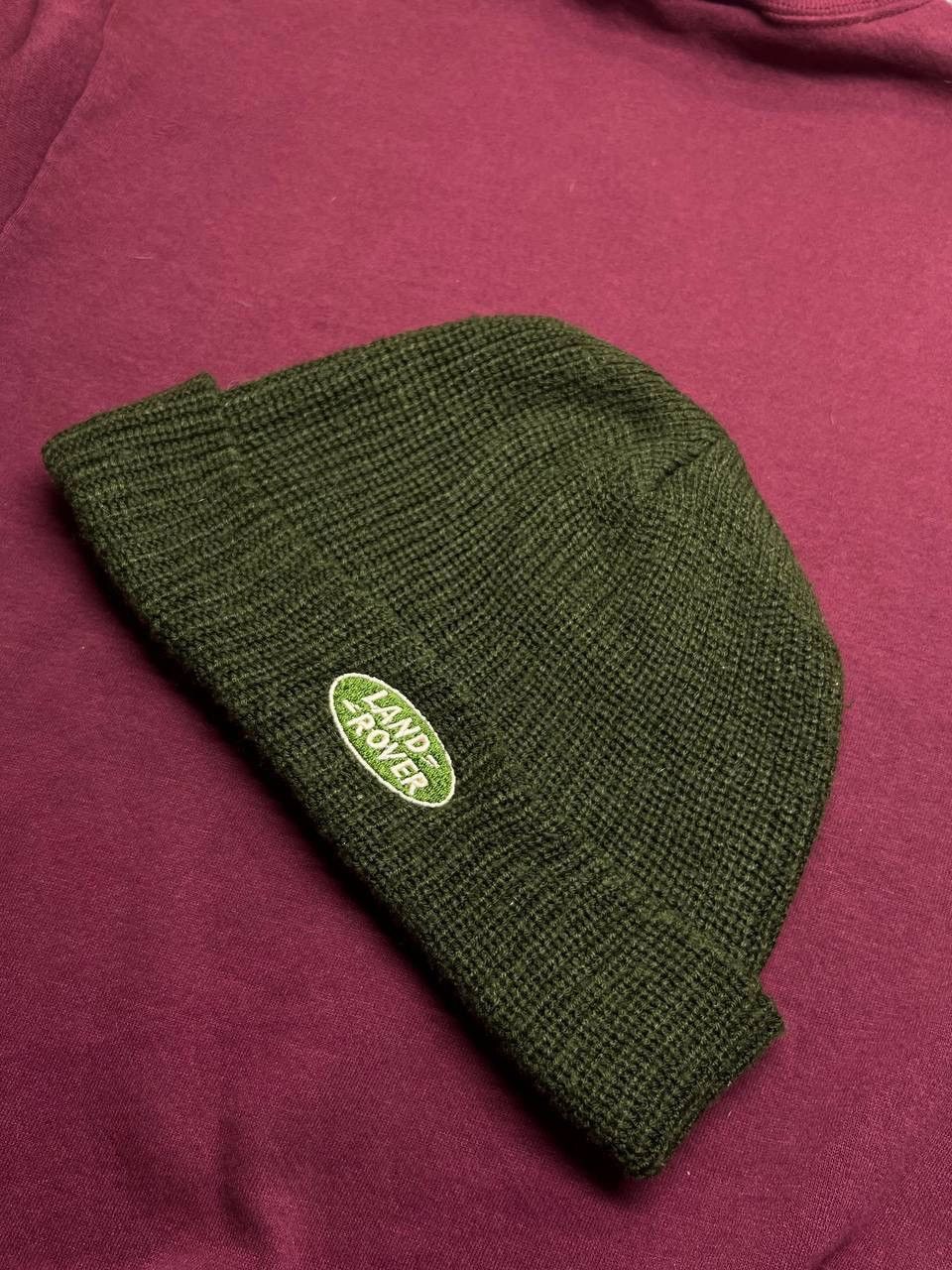 Sports Specialties Vintage Land Rover Forest Green Logo Beanie Hat 90s Size XL Size ONE SIZE - 2 Thumbnail