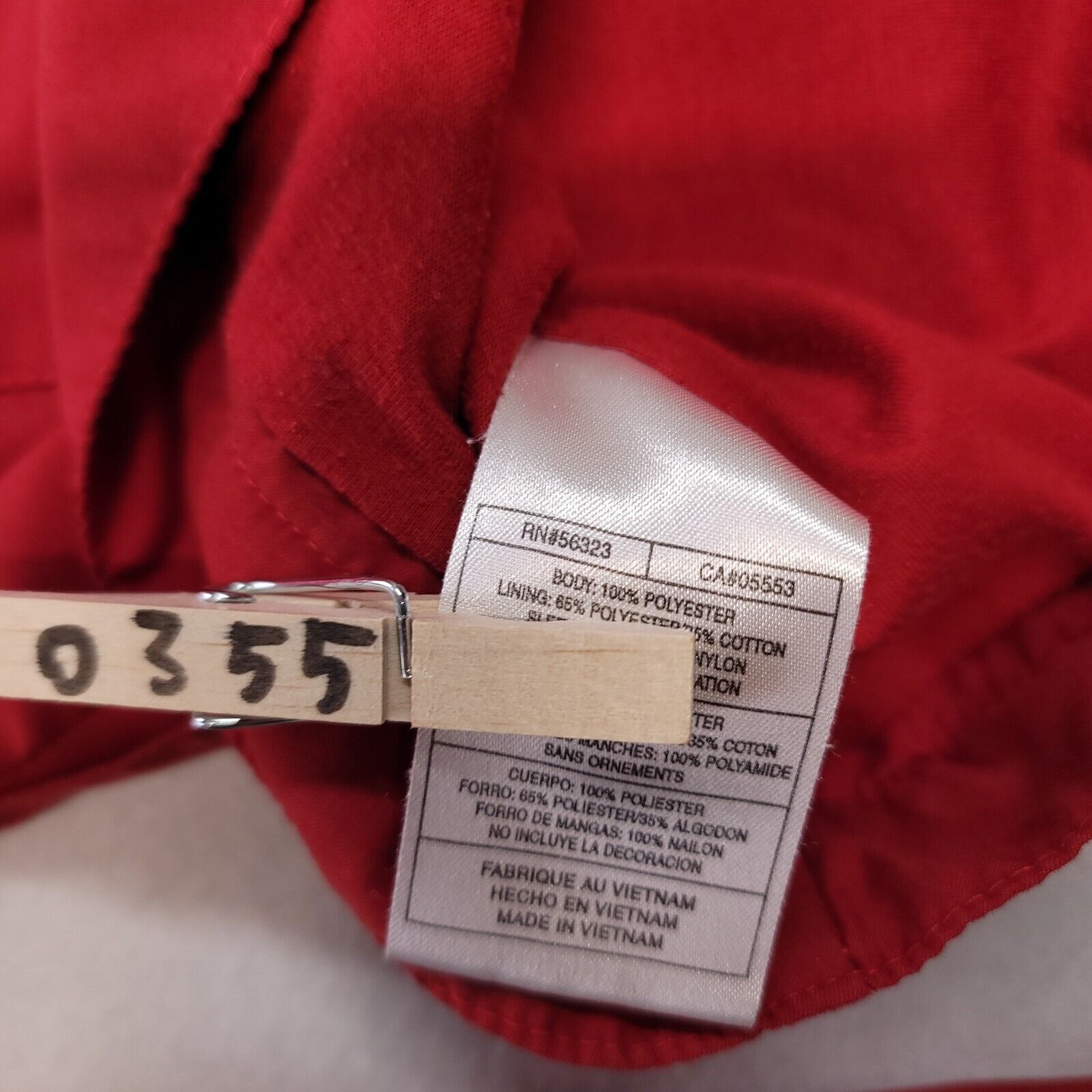 Nike Nike Athletic Zip Up Jacket Womens Size Medium M Red Black Size M / US 6-8 / IT 42-44 - 9 Thumbnail
