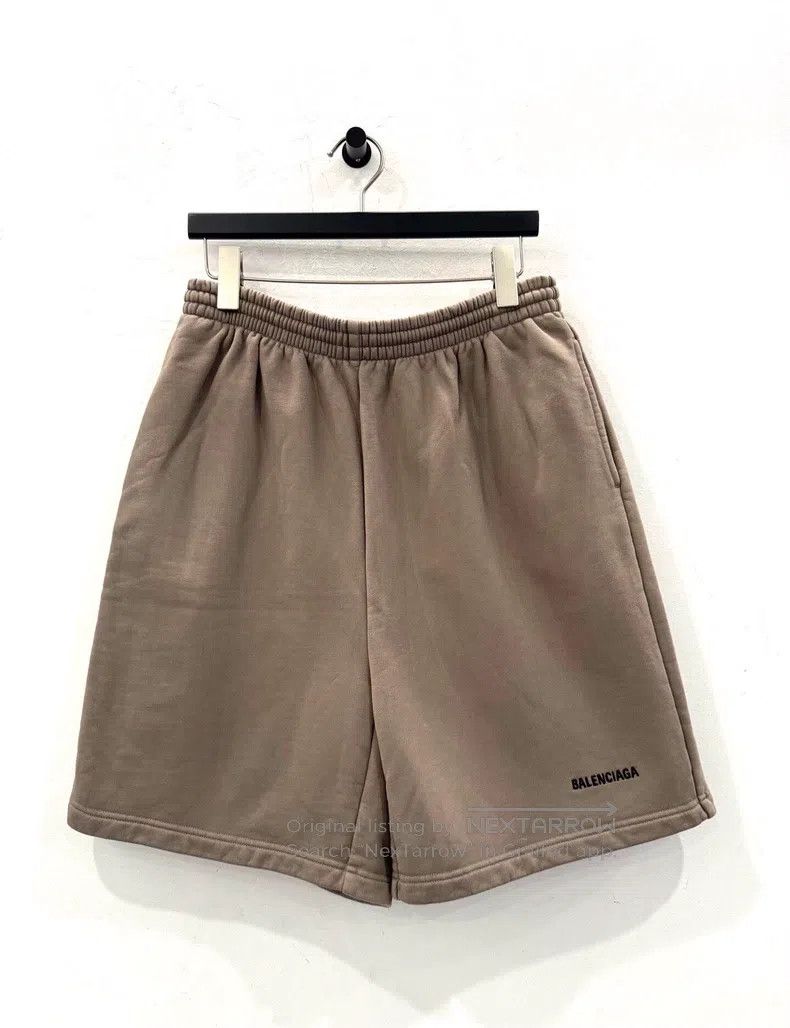 Balenciaga Balenciaga size XXS Letter Logo Dark Gray Casual Shorts Size US 27 - 1 Thumbnail