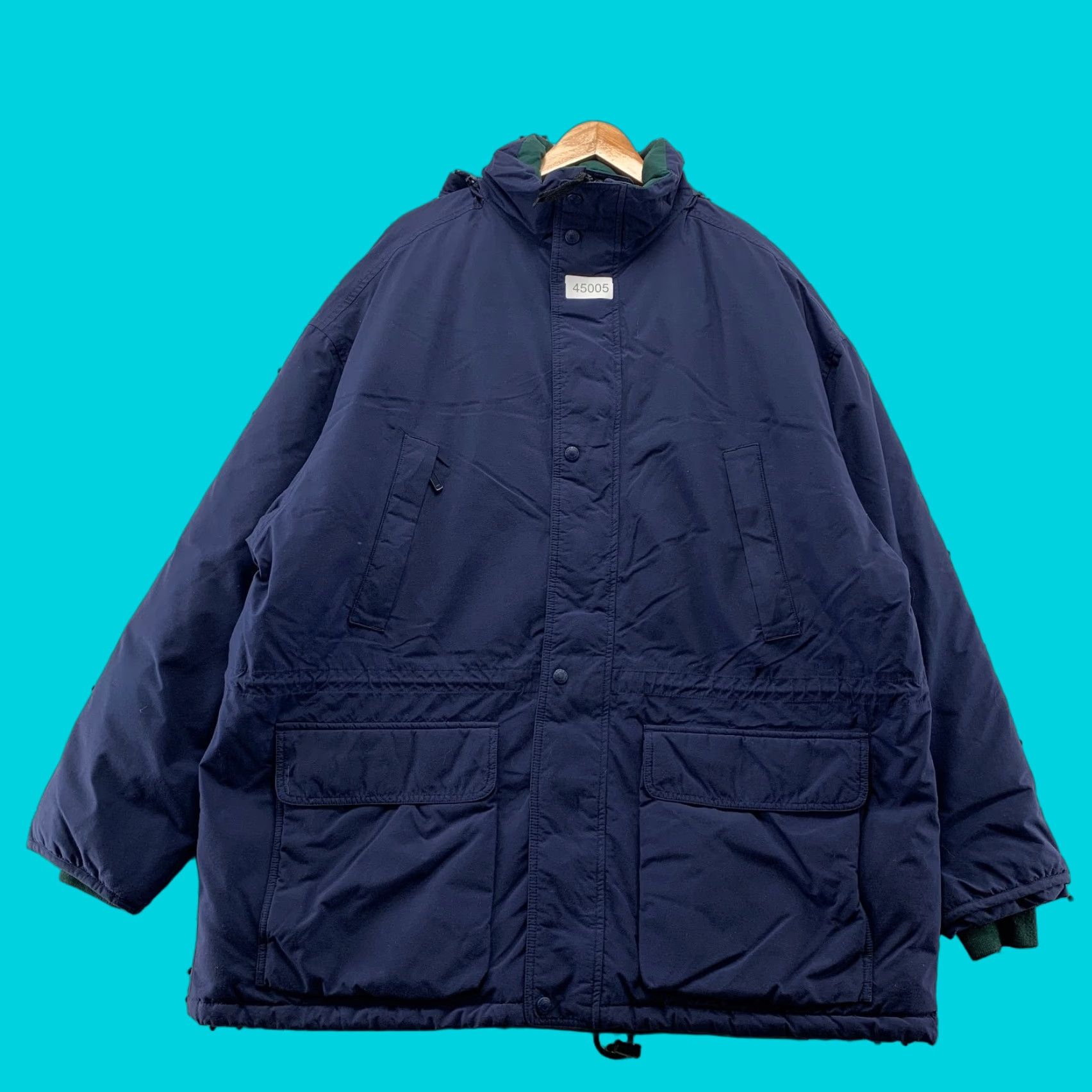 Vintage Eddie Bauer Down Jacket Mens XL Gore Tex Blue Ridge Line 