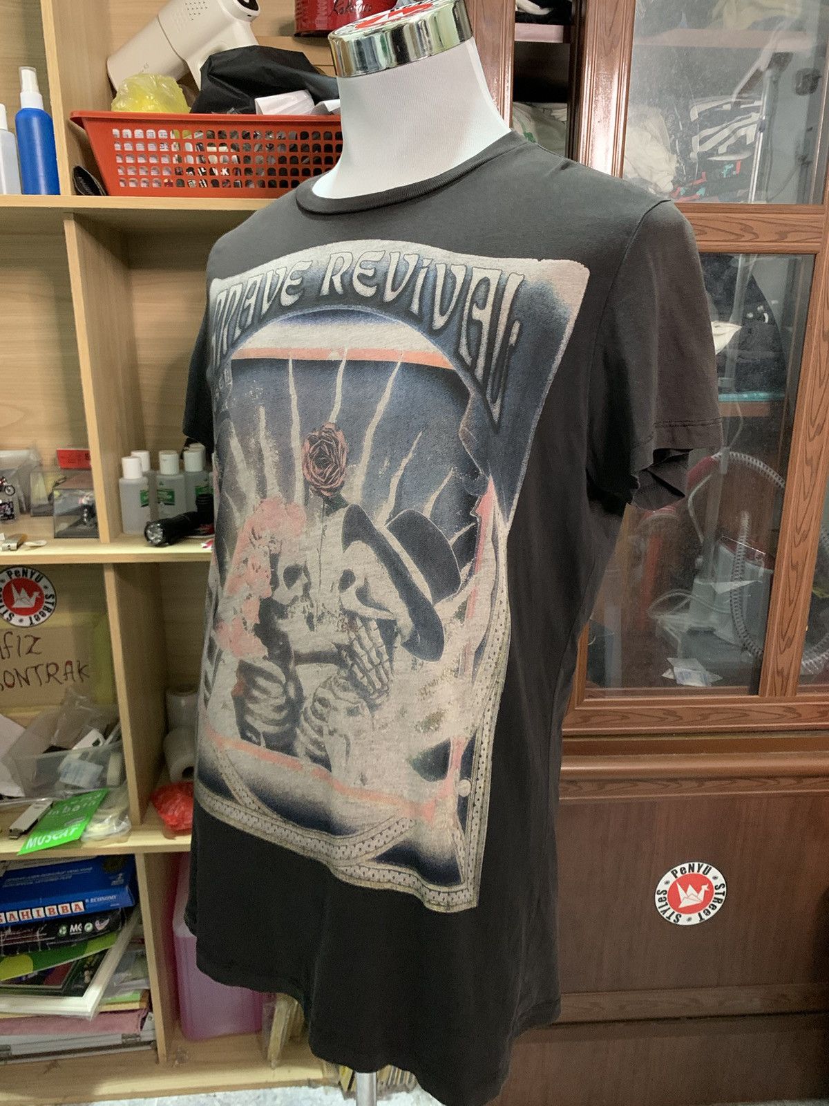 Diesel × If Six Was Nine × Vintage Vintage diesel brave revival skull T Shirt Size US L / EU 52-54 / 3 - 4 Thumbnail