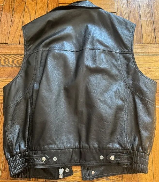 Celine CELINE HEDI LEATHER VEST JACKET FW22 *Last $ drop* Size US L / EU 52-54 / 3 - 4 Thumbnail