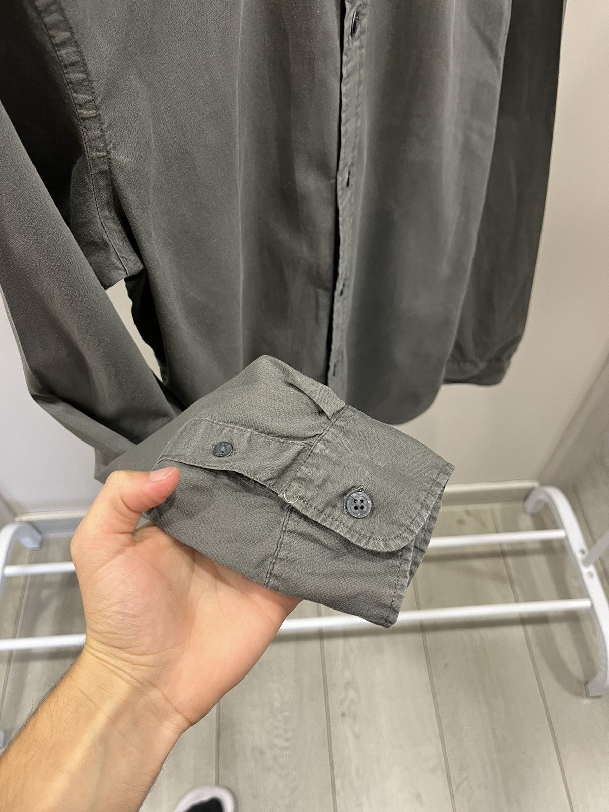 Allsaints Allsaints longsleeve shirt linen S gray Size US S / EU 44-46 / 1 - 3 Thumbnail