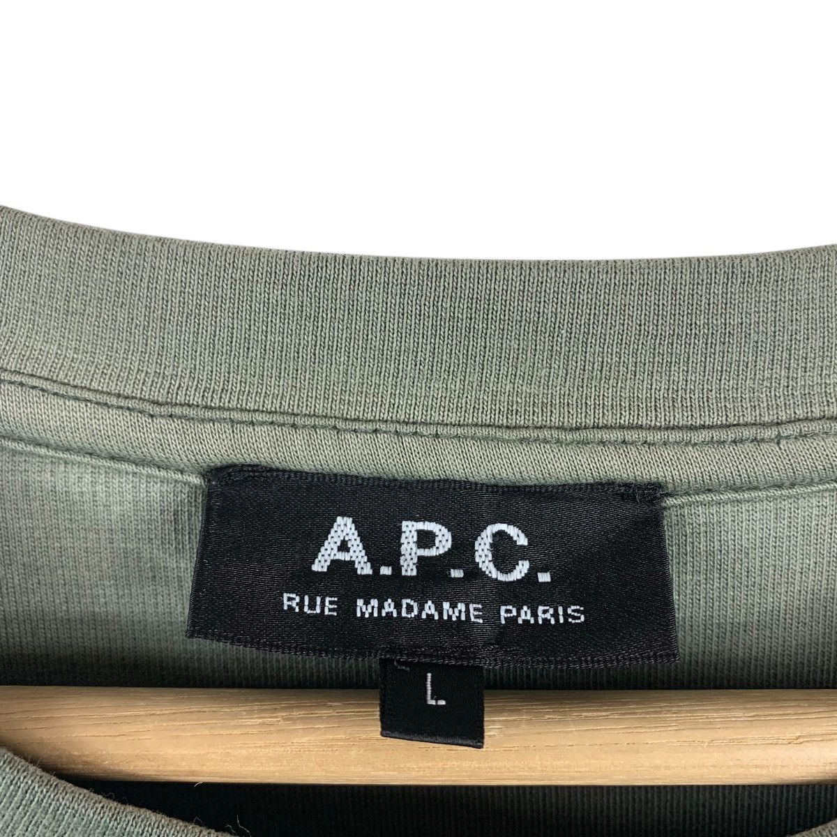 A.P.C. × Japanese Brand APC simple plain pocket tee Size US L / EU 52-54 / 3 - 3 Thumbnail
