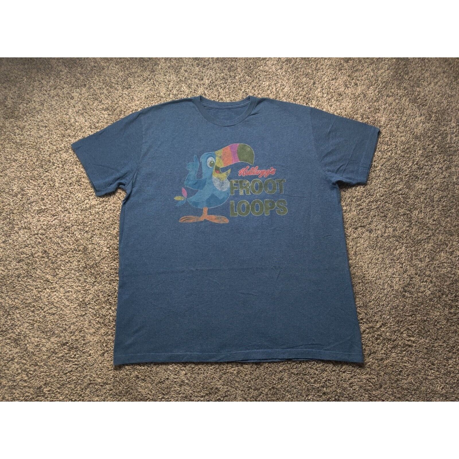 Other Froot Loops Shirt Adult Mens Medium Blue Spell Out Logo Size US M / EU 48-50 / 2 - 1 Thumbnail