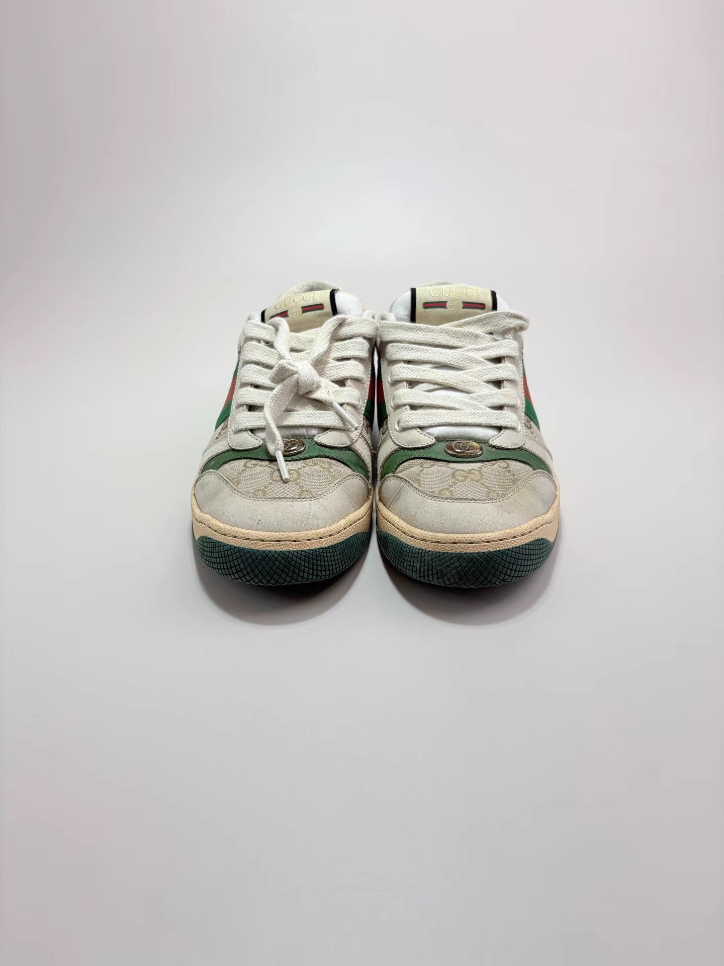 Gucci GUCCI Red and White Dirty Shoes K1 Size US 8 / IT 38 - 2 Thumbnail