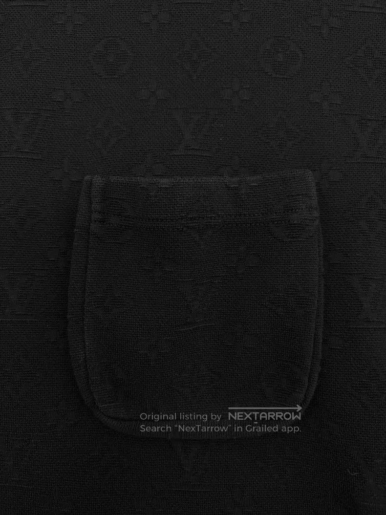 Louis Vuitton Louis Vuitton Black dark stripe full print pocket short sl Size US XL / EU 56 / 4 - 4 Thumbnail