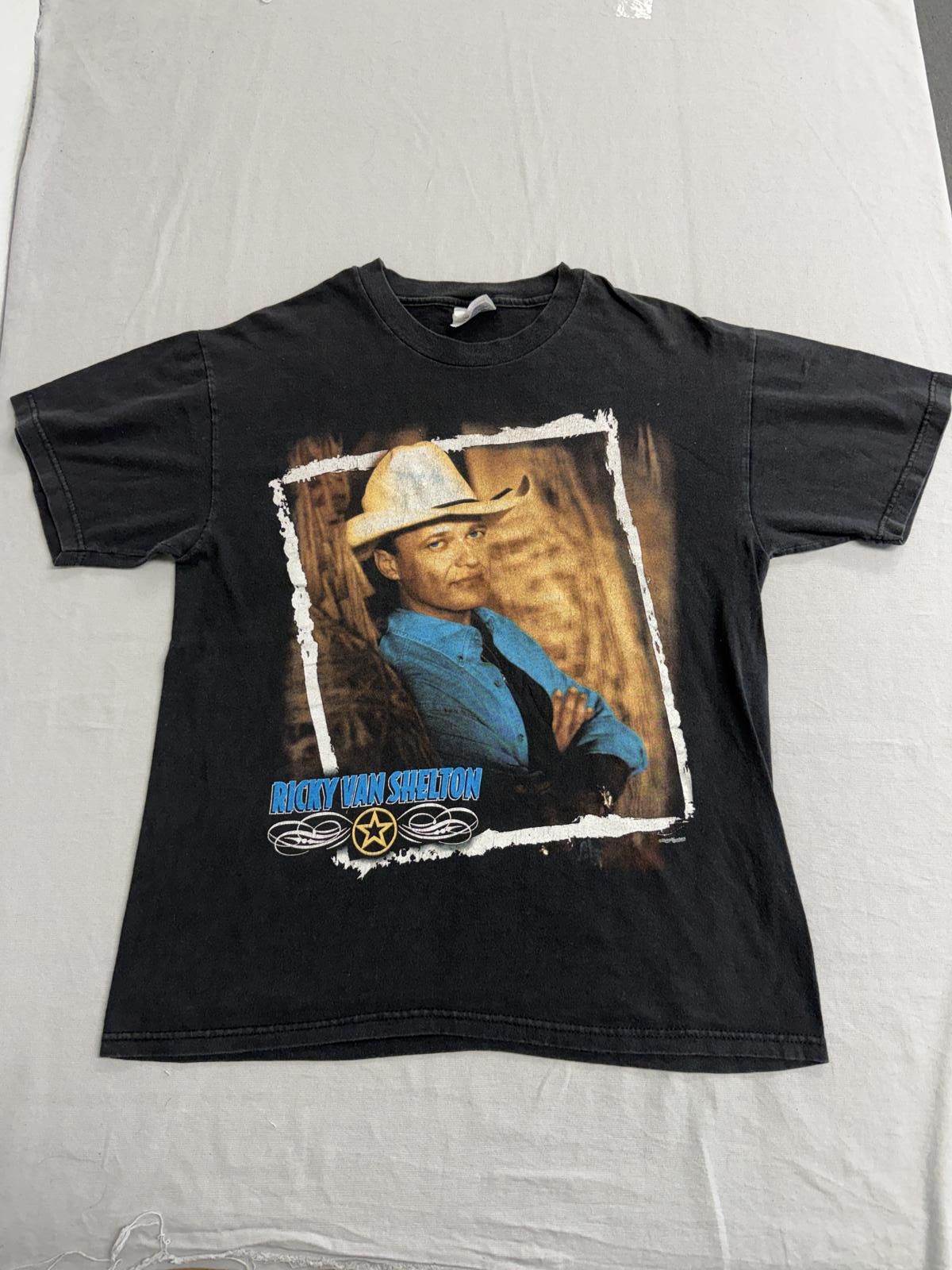 Other Vintage Ricky Van Shelton On Tour T-shirt 2 Sided Tee - M Size US M / EU 48-50 / 2 - 1 Thumbnail