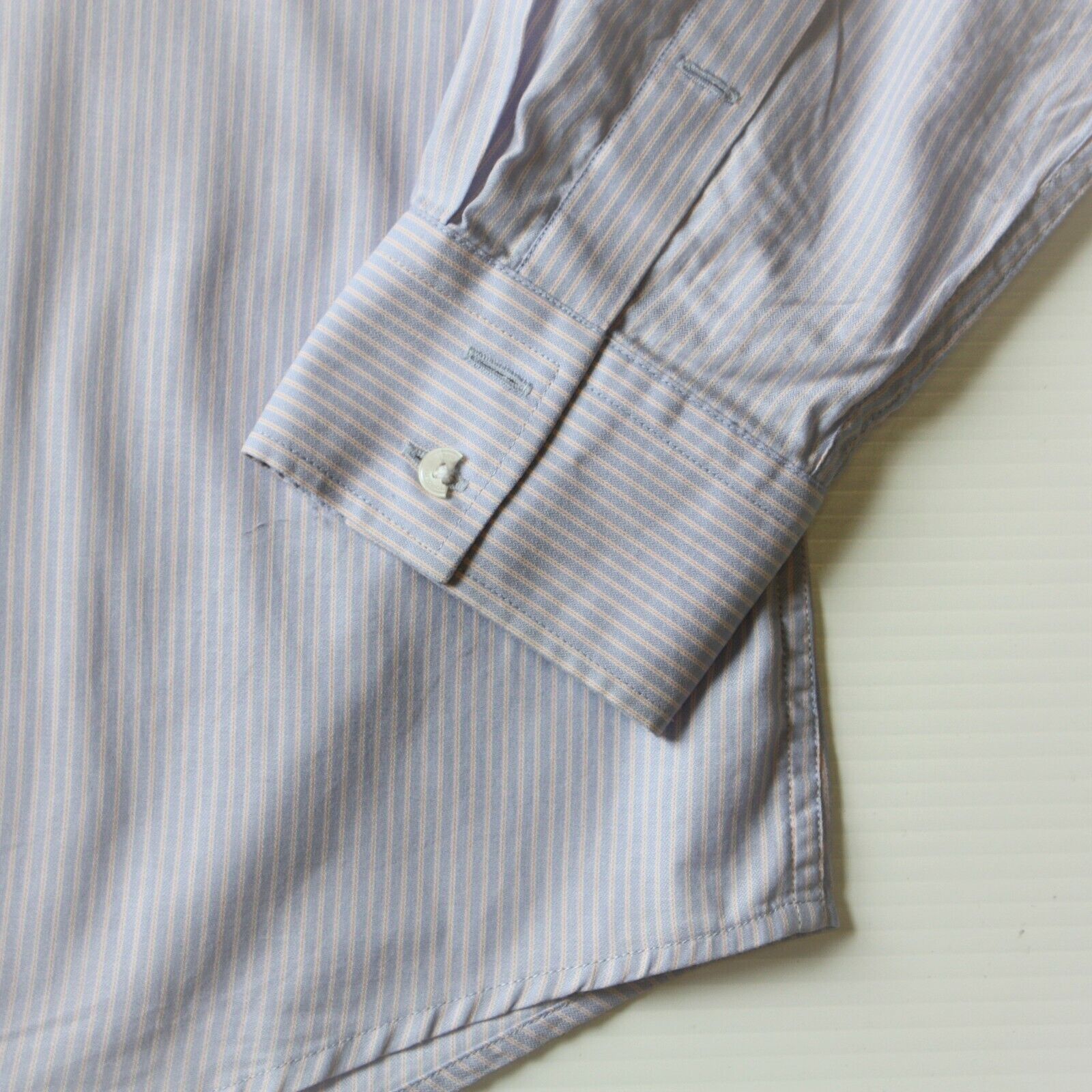 Mexx Metropolitan Regular Fit Men's Stripe Dress Shirt size XL Size US XL / EU 56 / 4 - 3 Thumbnail