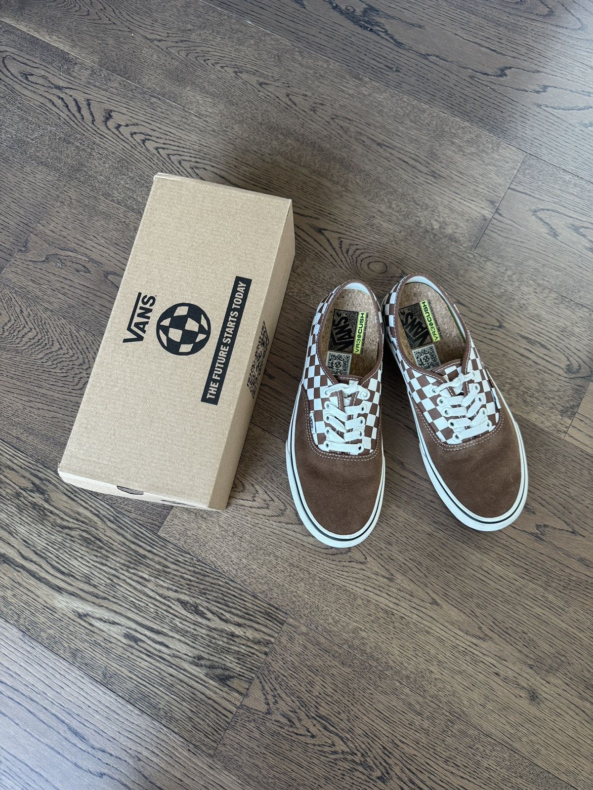 Vans Vans Authentic VR3 SF Brown Suede Checkboard Sneakers Rare Size US 8.5 / EU 41-42 - 9 Thumbnail