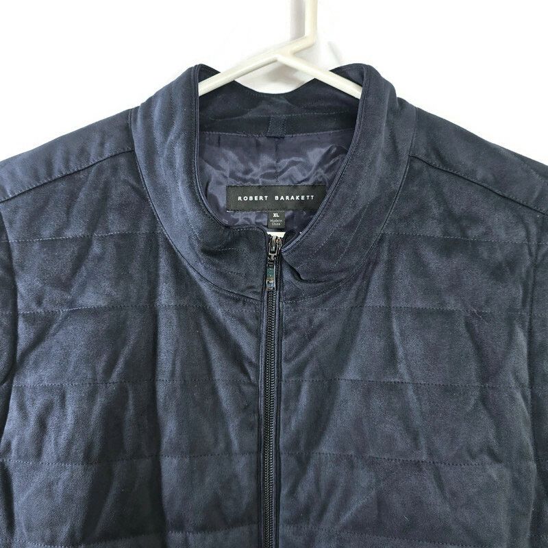 Robert Barakett Robert Barakett Navy Full Zip Renoir Quilted Vest Size XL Size US XL / EU 56 / 4 - 3 Thumbnail