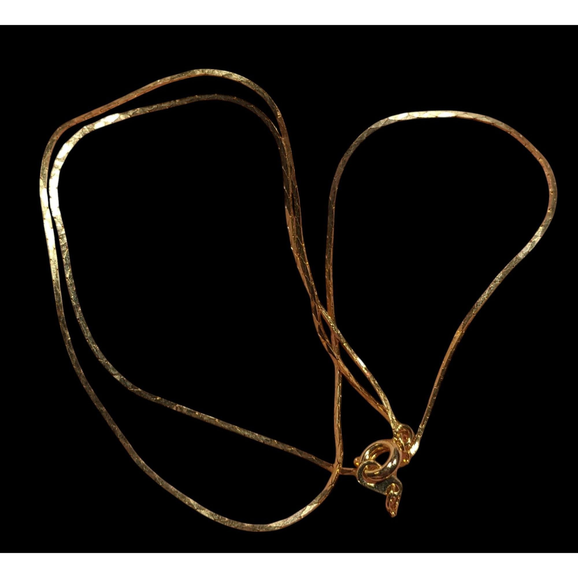 Other Simple Minimalist Gold Tone Chain Necklace Size ONE SIZE - 5 Thumbnail