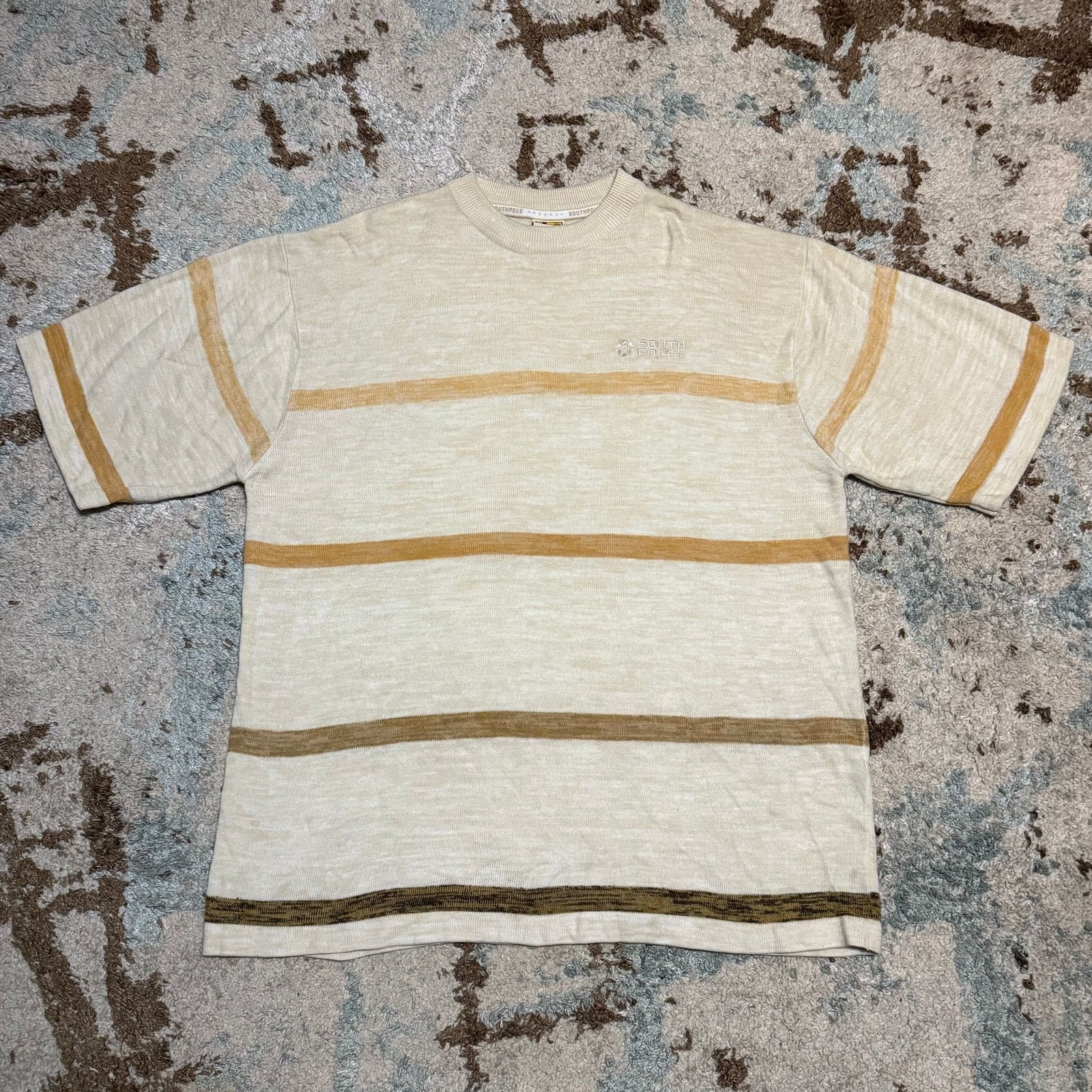 Southpole Vintage Southpole Short Sleeve Sweater Shirt XL Oversized Size US XL / EU 56 / 4 - 1 Thumbnail