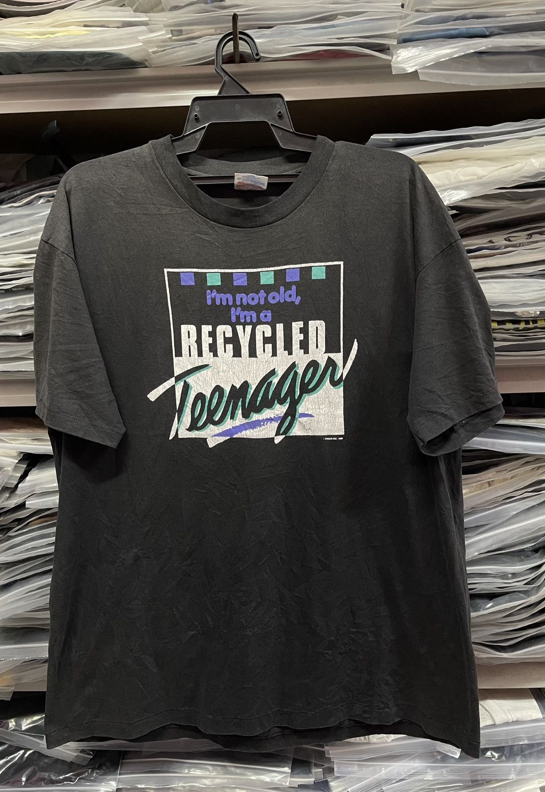 Vintage Vintage 90s I'm not old, I'm a Recycled Teenager🔥🔥🔥 Size US XL / EU 56 / 4 - 1 Thumbnail