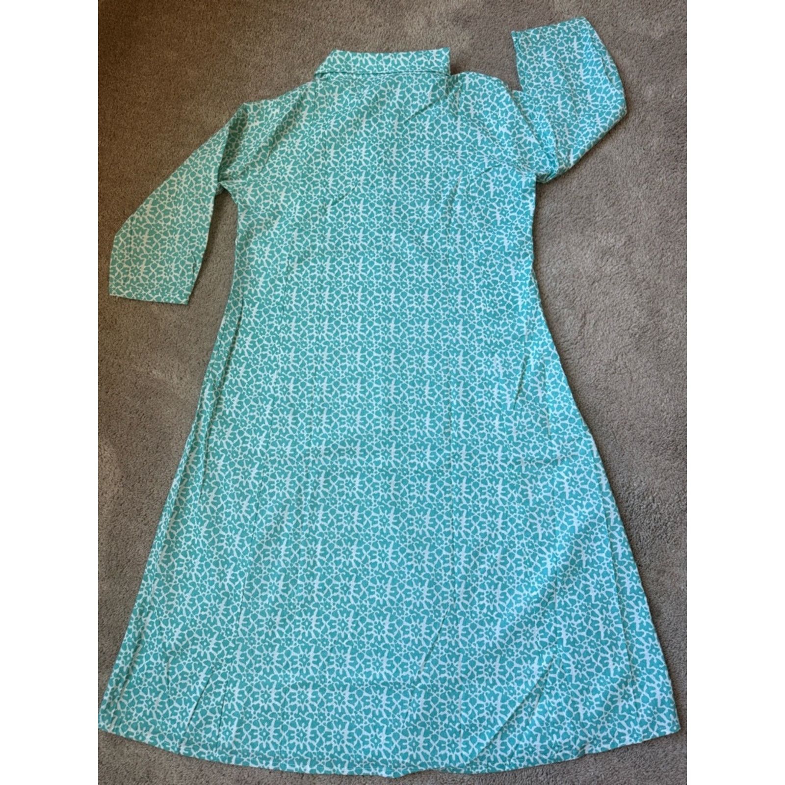& Other Stories NWOT Turquoise & White Printed Coord Set Size S / US 4 / IT 40 - 3 Thumbnail