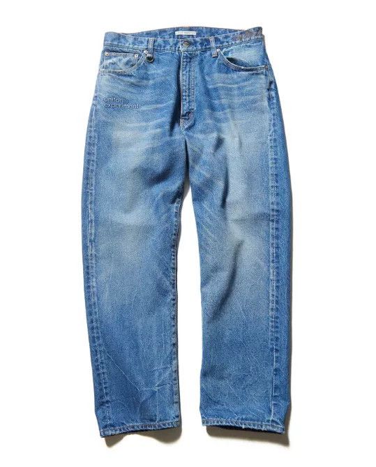 uniform experiment uniform experiment Damaged Denim Pants Size US 31 - 1 Thumbnail