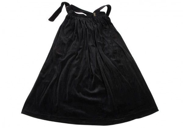 Comme des Garcons Comme Des Garcons size F Black Retro Velvet Design Skirt Size 24" / US 00 / IT 34 - 3 Thumbnail