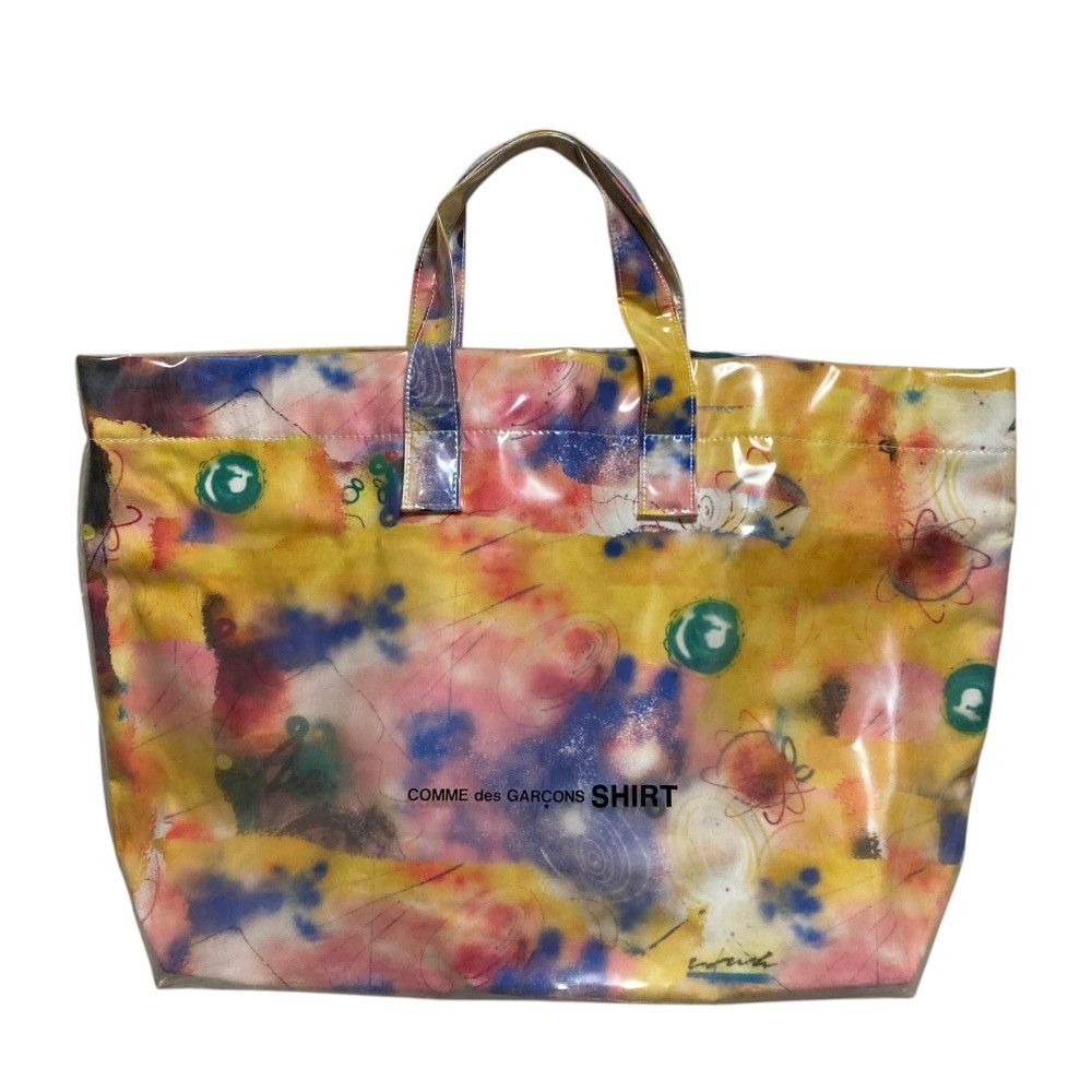 Comme des Garcons Comme des Garcons Comme des Garcons Shirt Tote Bag With FUTURA Print tote bag Plastic / Synthetic Tote Bag DUTY FREE for USA Size ONE SIZE - 1 Thumbnail