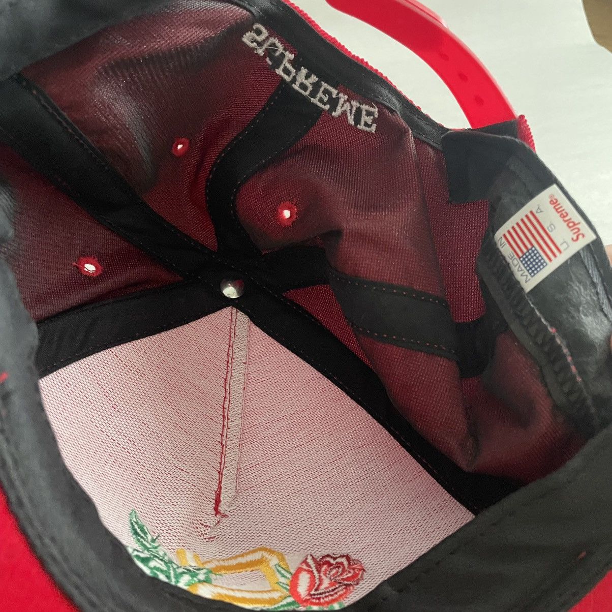 Supreme Supreme SS15 Rose 5 Panel Hat Size ONE SIZE - 3 Thumbnail