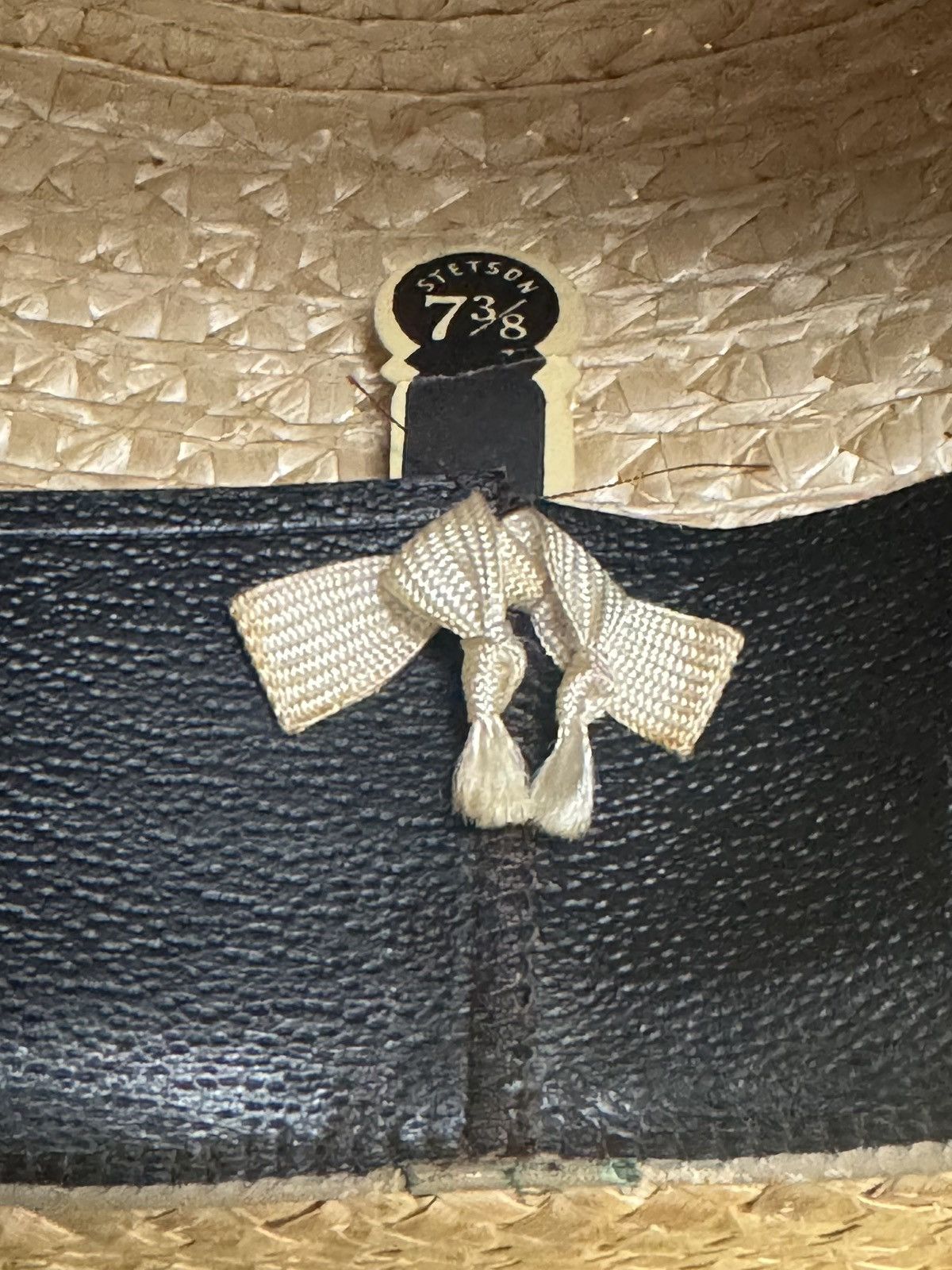 Other 50s Stetson Select Boater Hat size: 7 3/8 Size 38 - 5 Thumbnail