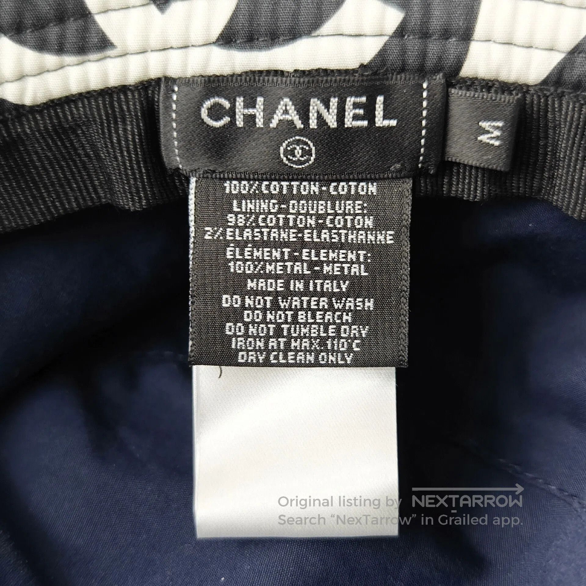Chanel Chanel Black White CC Bucket Hat. Size ONE SIZE - 4 Thumbnail