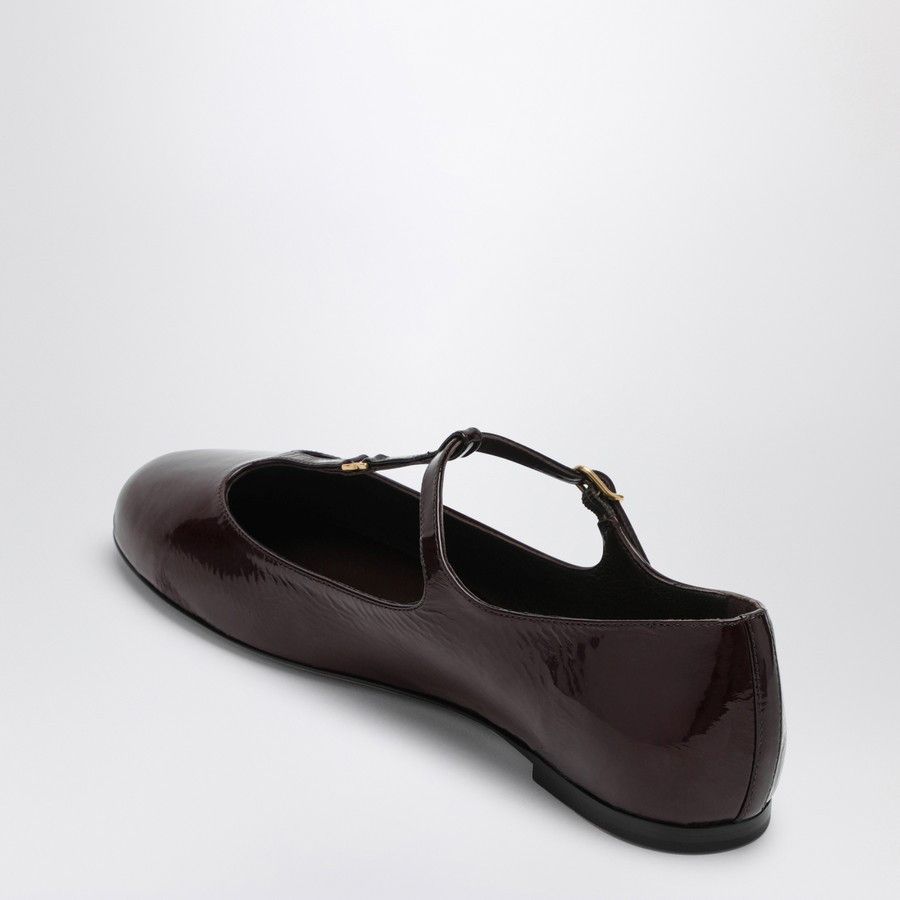 Chloe o1d2blof0824 Marcie Ballerina in Burgundy Size US 6 / IT 36 - 4 Thumbnail