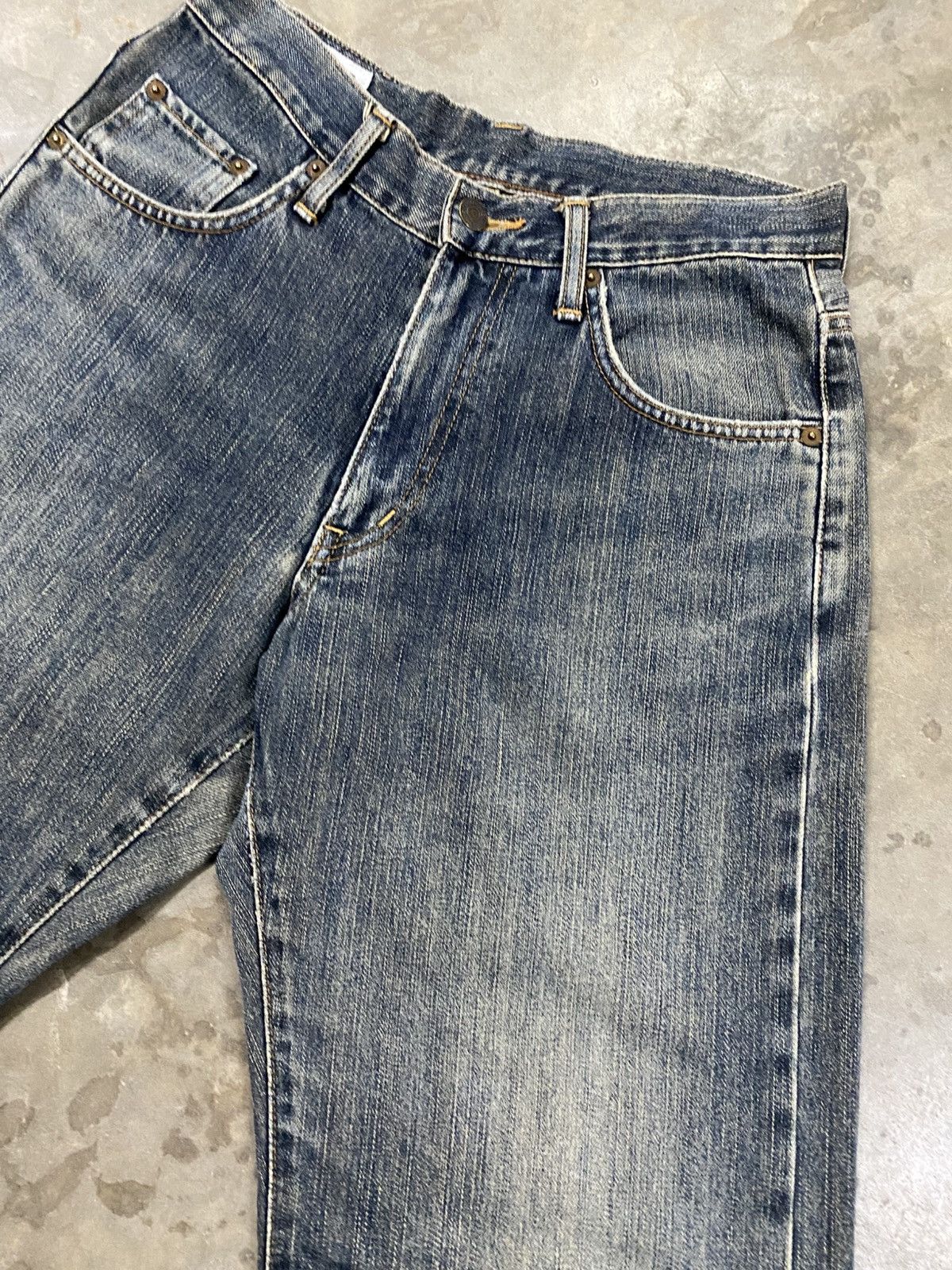 Edwin × Hysteric Glamour × Tornado Mart Made in Japan Vintage Edwin 405 Rusty Jeans @263 Size US 29 - 4 Thumbnail
