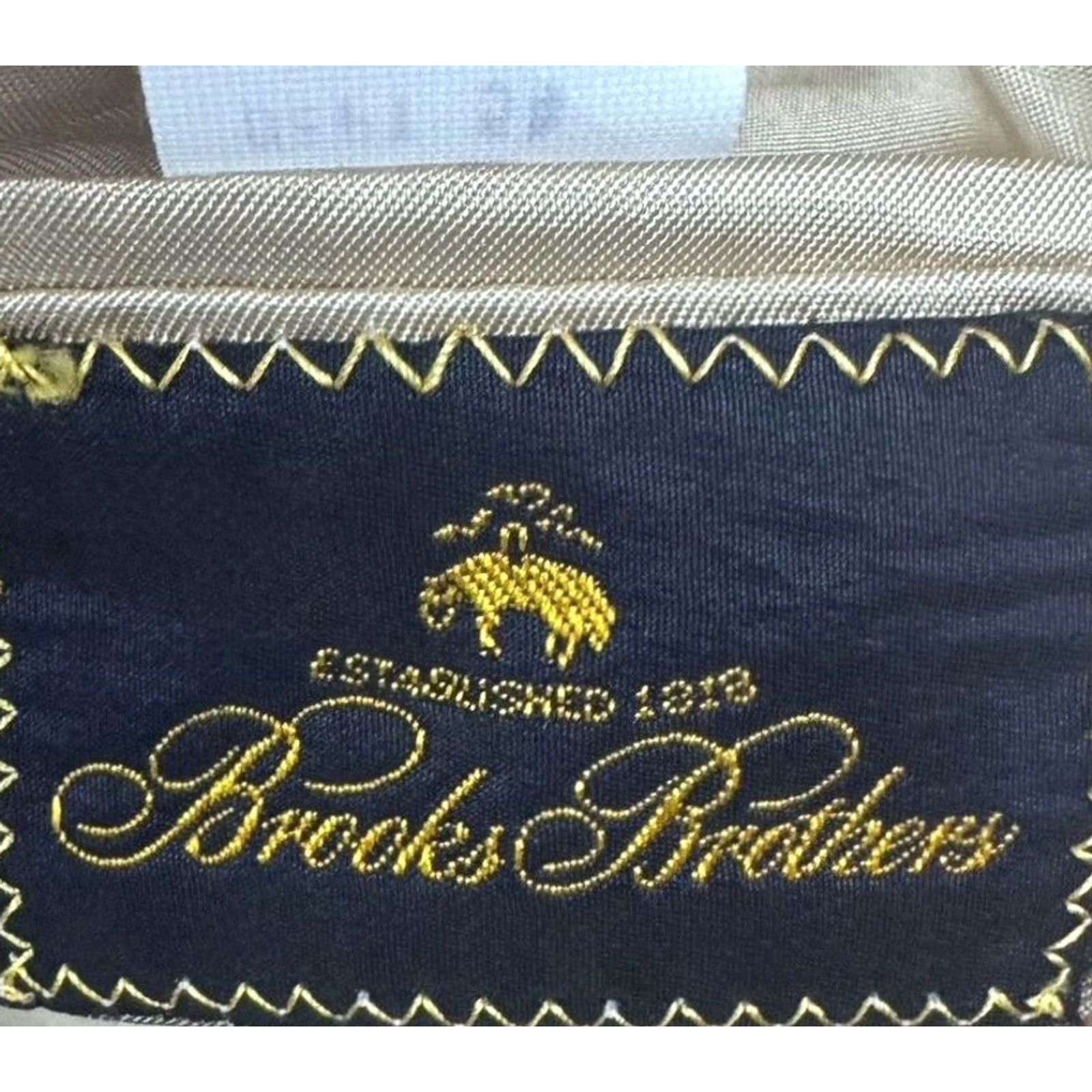 Brooks Brothers Brooks Brothers Blazer Jacket 2-Button 100% Cotton Yellow 44R Mens Regular Vintage No Size 44R - 4 Thumbnail