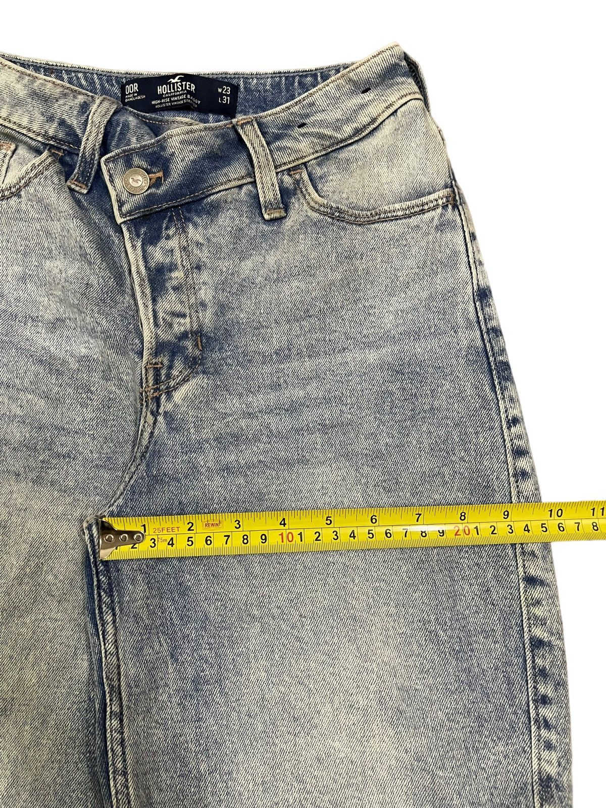 Japanese Brand Vintage Japanese Brand Blue Wash Style Baggy Jeans Size 24" / US 00 / IT 34 - 12 Thumbnail